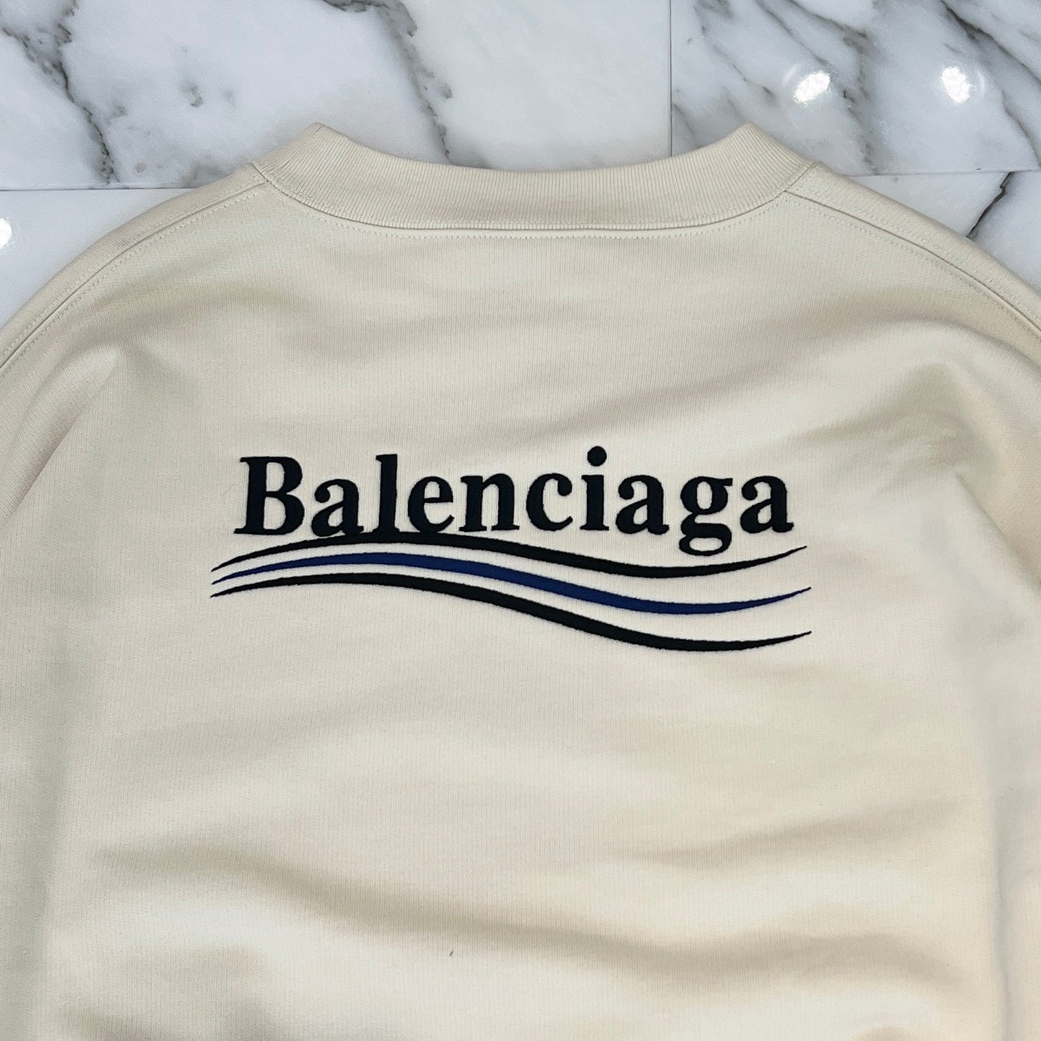BALENCIAGA 2021AW Campaign Logo Sweatshirt 697869 TKVI9 Size XS バレンシアガ キャンペーンロゴ スウェットシャツ サイズ XS
