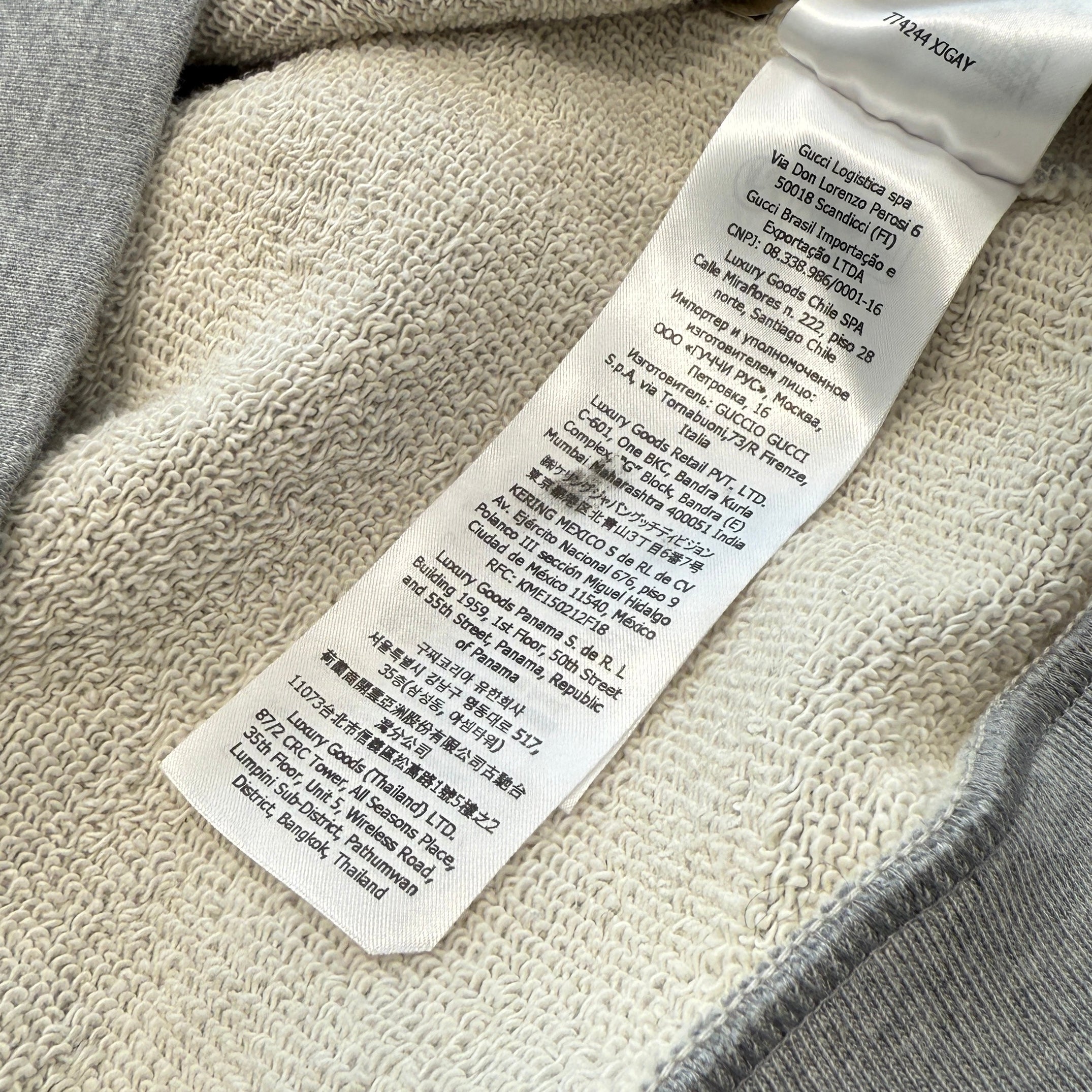 St Shirt 774244 XJGAY Size S グッチ プリント コットンジャージー スウェットシャツ サイズS