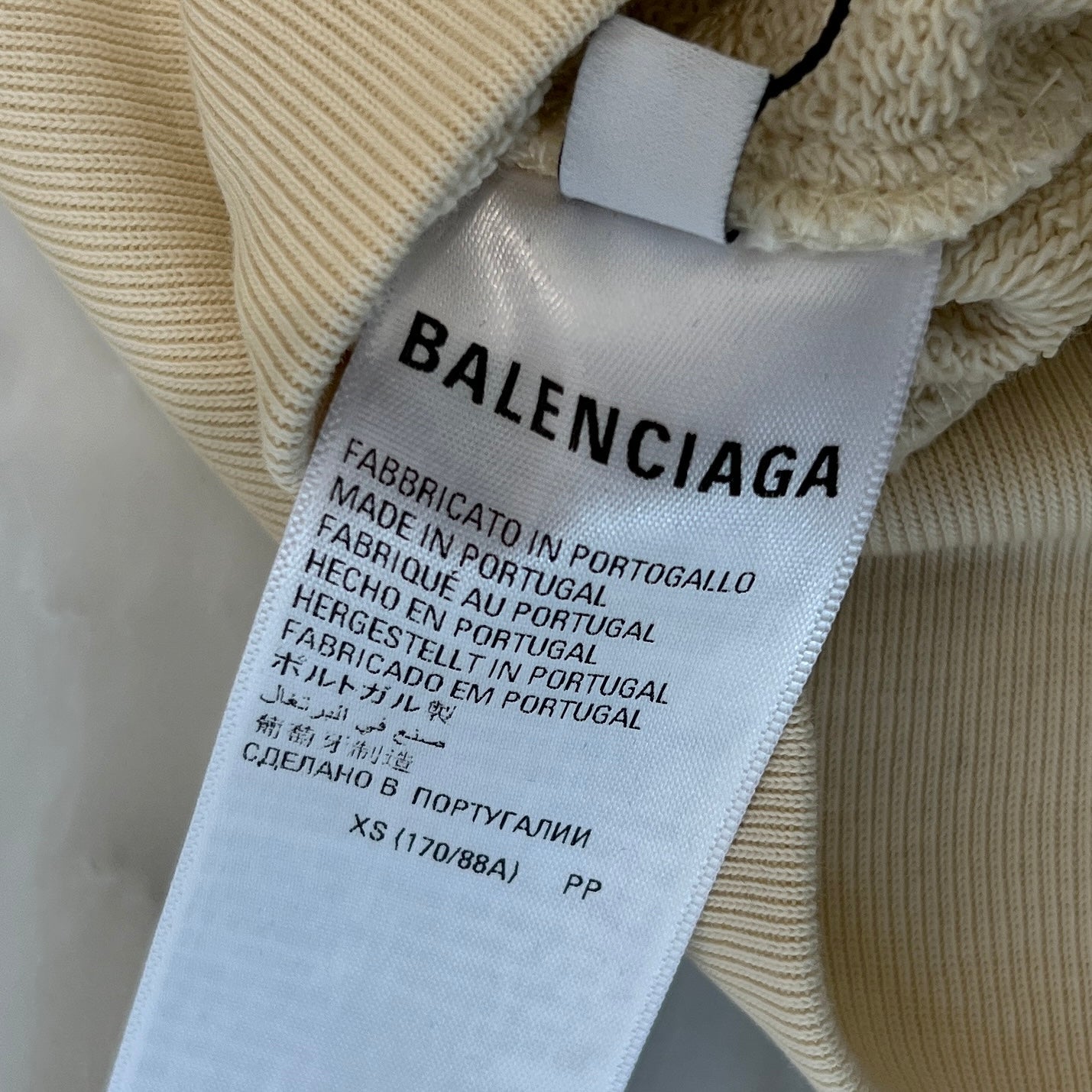 BALENCIAGA 2021AW Campaign Logo Sweatshirt 697869 TKVI9 Size XS バレンシアガ キャンペーンロゴ スウェットシャツ サイズ XS