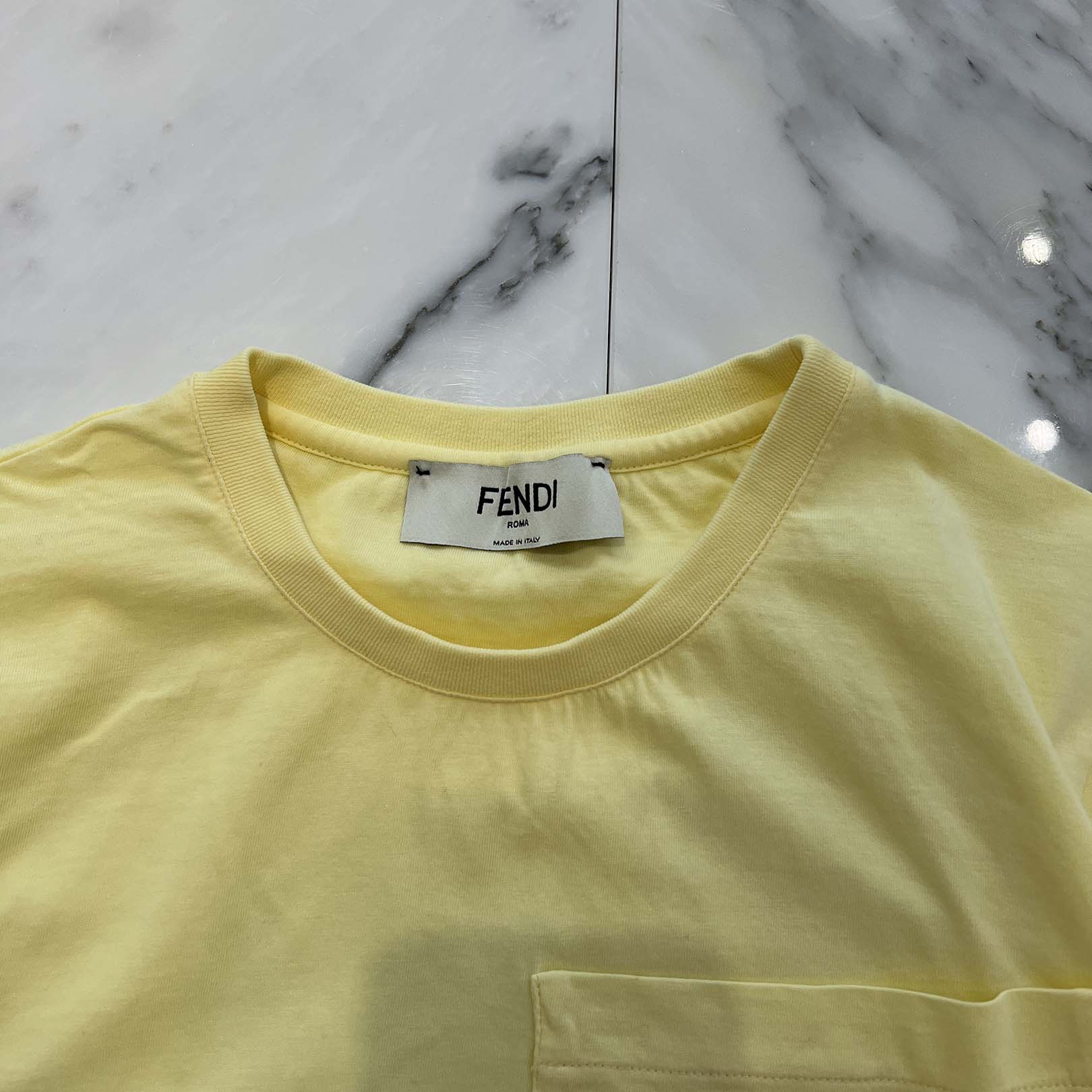 FENDI 2023AW ROMA Embroidery Ladies Tee FS9619 ANQS Size XXS フェンディ ローマ刺繍 レディース Tシャツ XXS