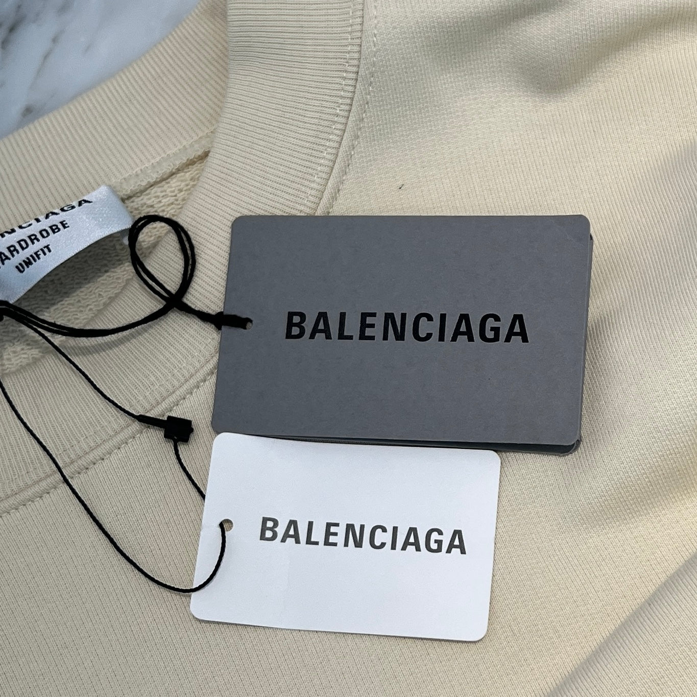 BALENCIAGA 2021AW Campaign Logo Sweatshirt 697869 TKVI9 Size