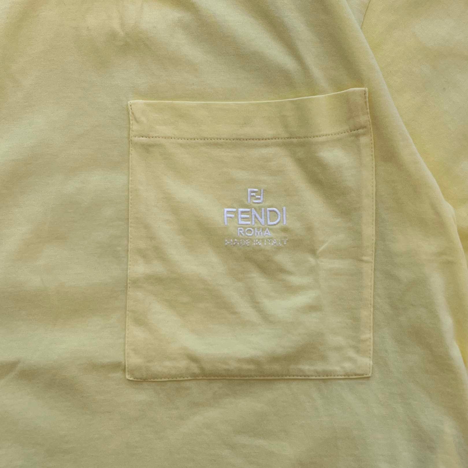 FENDI 2023AW ROMA Embroidery Ladies Tee FS9619 ANQS Size XXS フェンディ ローマ刺繍 レディース Tシャツ XXS