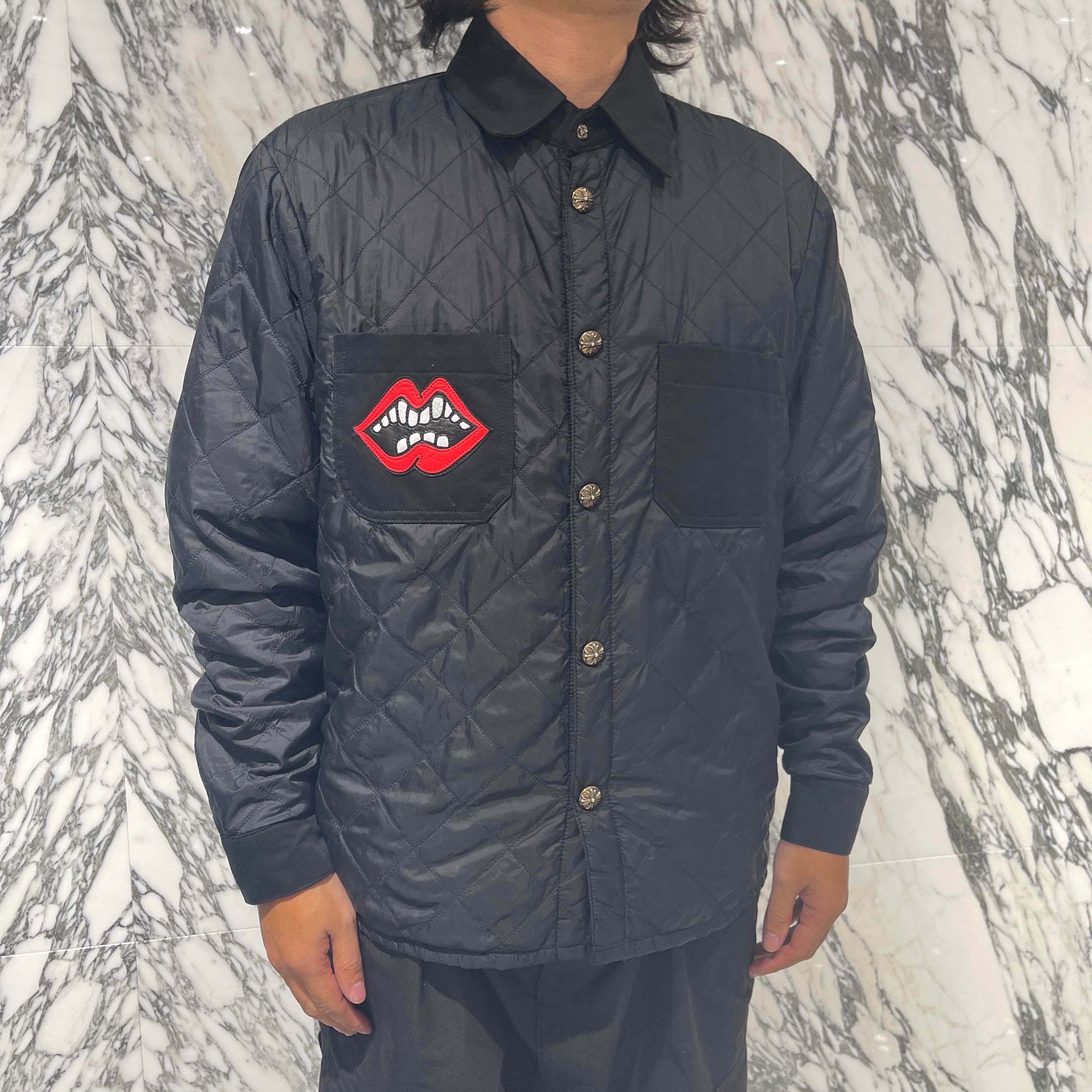 CHROME HEART × MATTY BOY CHOMPER Quilting Nylon Jacket Size M