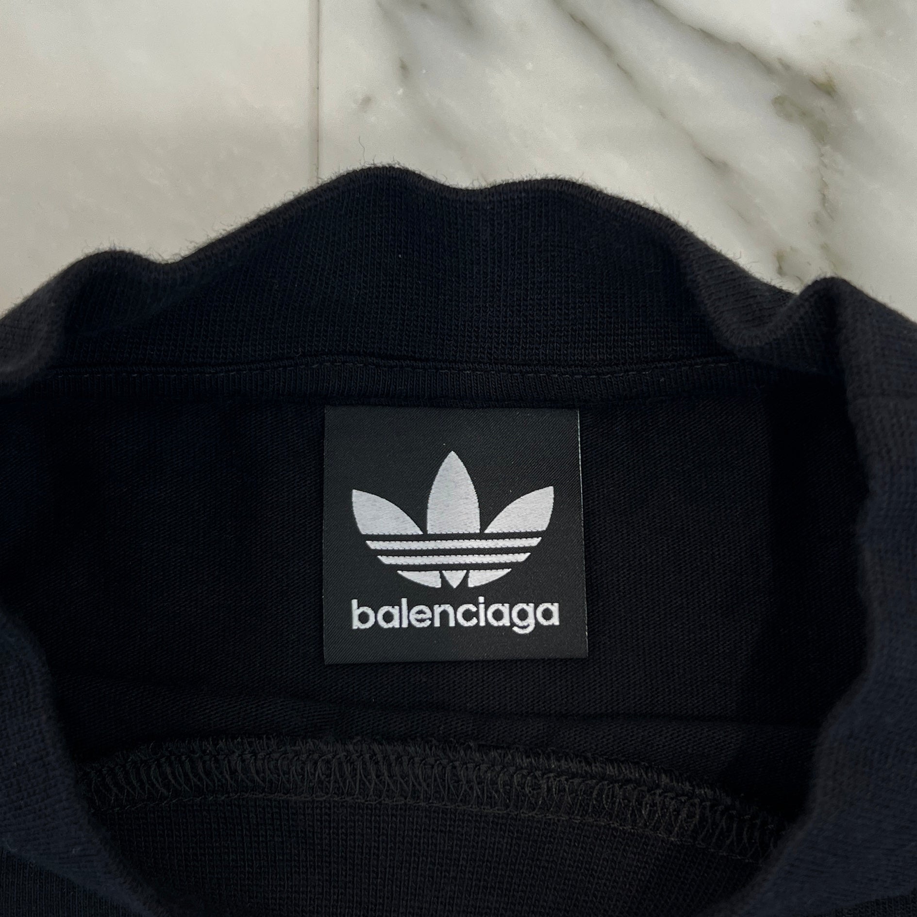 BALENCIAGA × adidas 2023SS 3 Stripe Front Logo Oversize Tee 739101 TNVA6 Size3 バレンシアガ×アディダス 3ストライプ フロントロゴ オーバーサイズ Tシャツ サイズ3