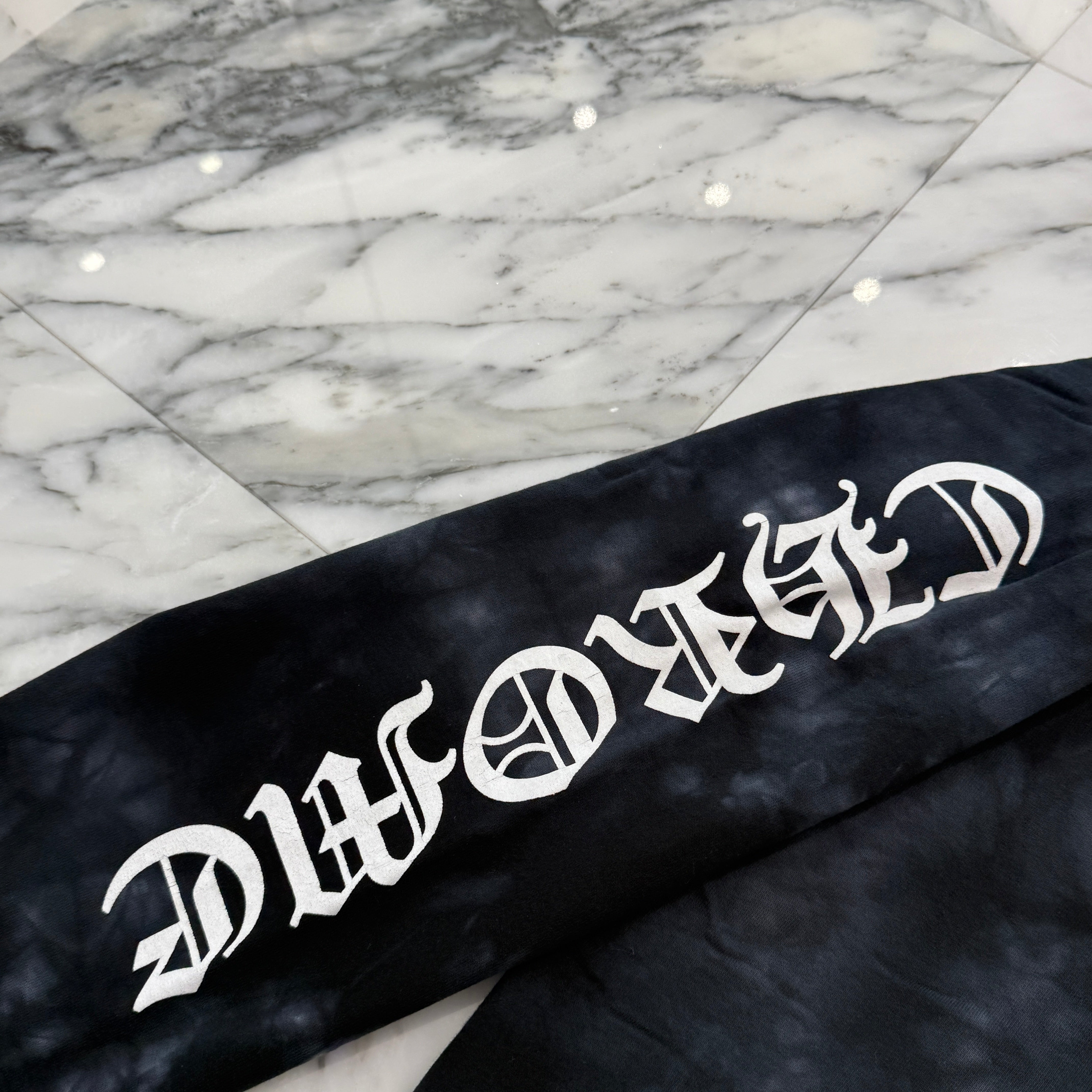 CHROME HEARTS Vertical Logo Horseshoe Tie Dye Pullover Hoodie Size XL クロムハーツ ヴァーティカルロゴ ホースシュー タイダイ プルオーバーフーディー サイズXL