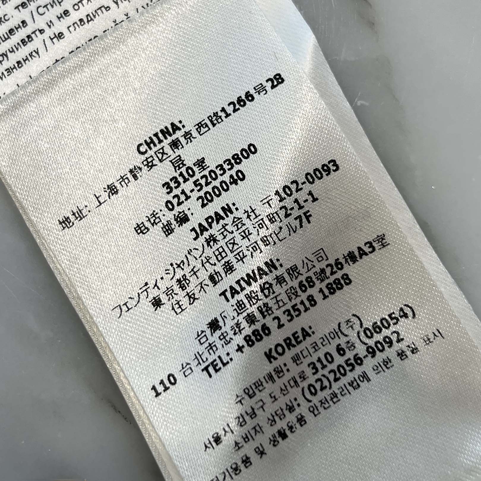 FENDI 2023AW ROMA Embroidery Ladies Tee FS9619 ANQS Size XXS フェンディ ローマ刺繍 レディース Tシャツ XXS