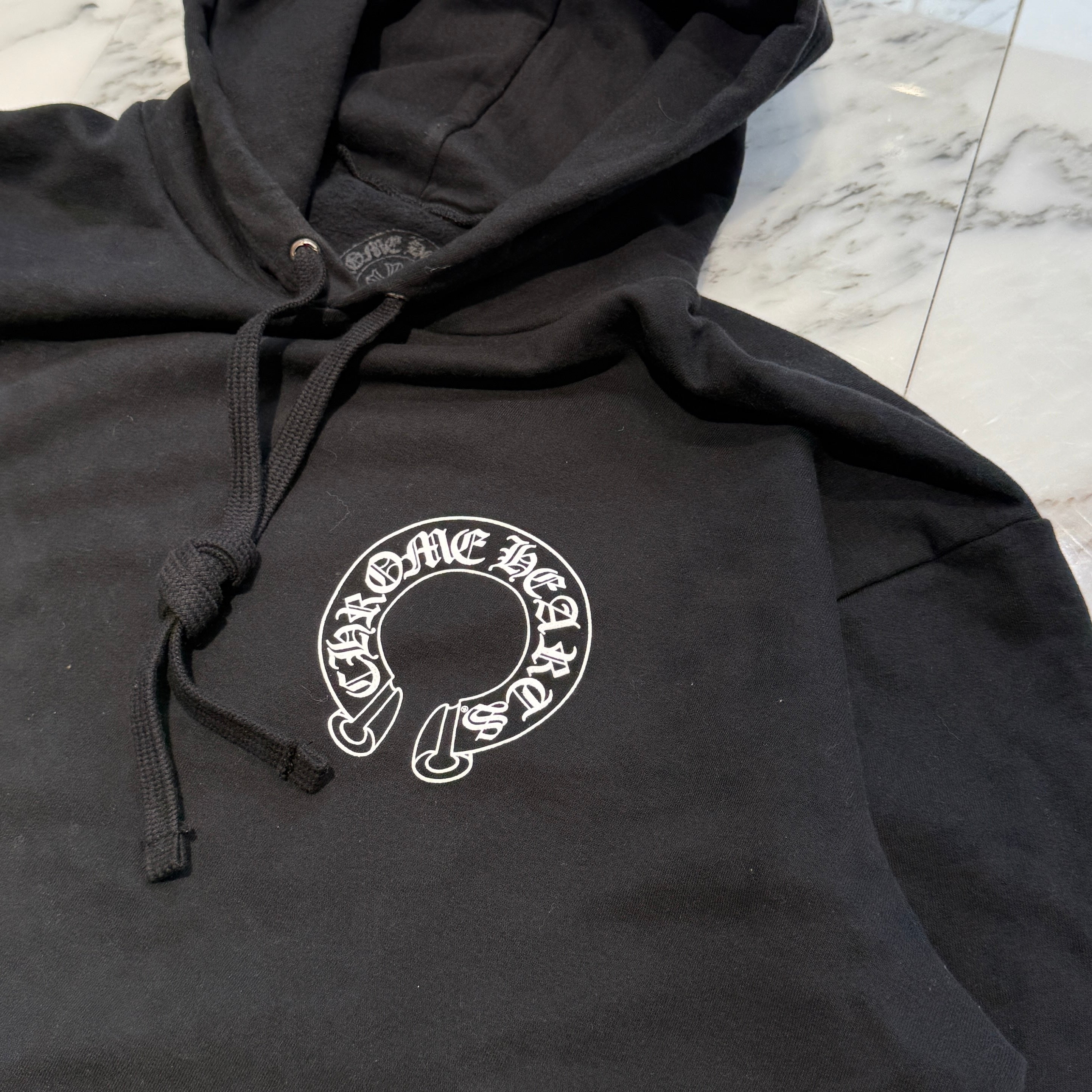 CHROME HEARTS × MATTY BOY Chomper Horseshoe Pullover Hoodie Size XL クロムハーツ × マッティボーイ チョンパー ホースシュー プルオーバーフーディ サイズXL