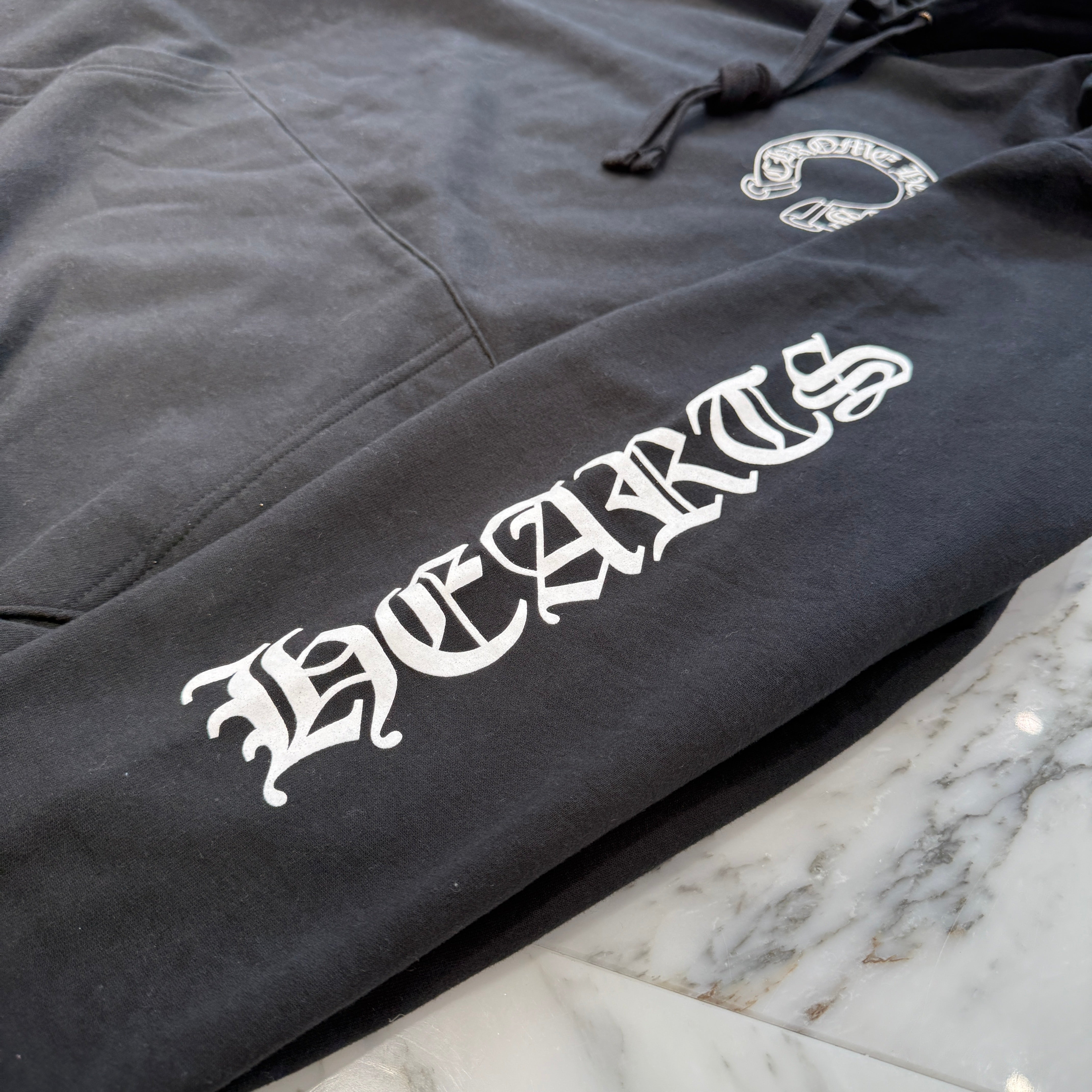 CHROME HEARTS × MATTY BOY Chomper Horseshoe Pullover Hoodie Size XL クロムハーツ × マッティボーイ チョンパー ホースシュー プルオーバーフーディ サイズXL