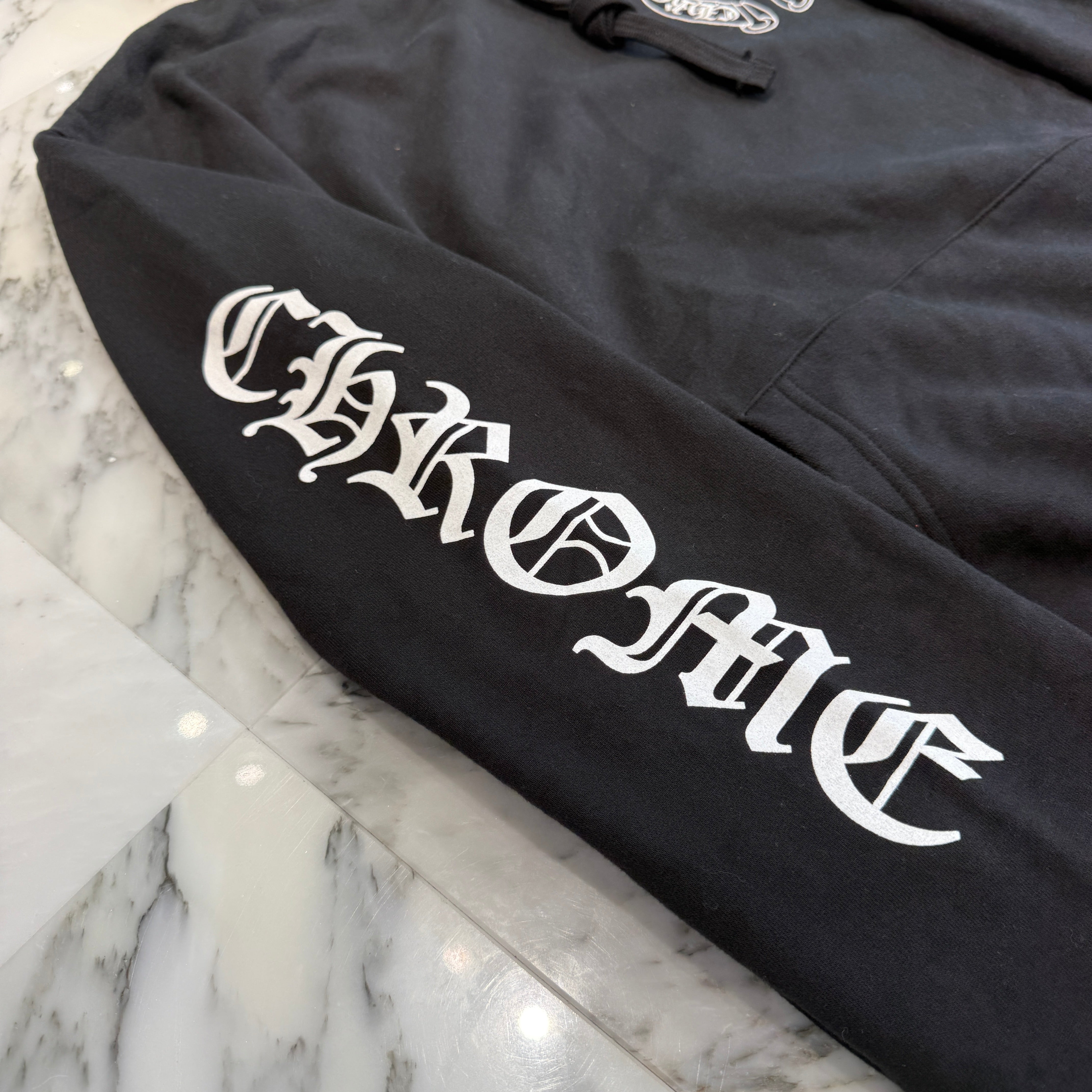 CHROME HEARTS × MATTY BOY Chomper Horseshoe Pullover Hoodie Size XL クロムハーツ × マッティボーイ チョンパー ホースシュー プルオーバーフーディ サイズXL