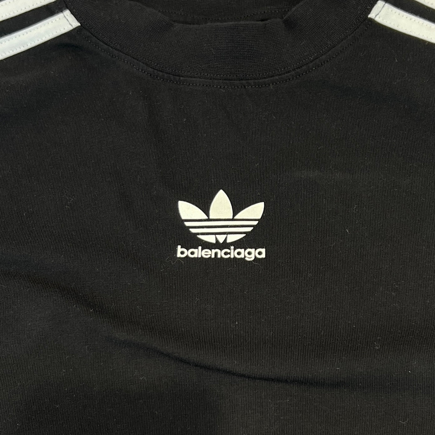 BALENCIAGA × adidas 2023SS 3 Stripe Front Logo Oversize Tee 739101 TNVA6 Size3 バレンシアガ×アディダス 3ストライプ フロントロゴ オーバーサイズ Tシャツ サイズ3