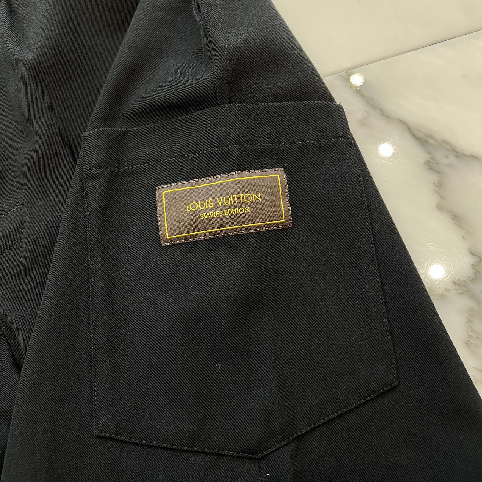 LOUIS VUITTON 2021AW Staples Edition Side Pocket Shorts HLP45W Size 42 ルイヴィトン ステープルズエディションサイドポケット ショーツ サイズ42