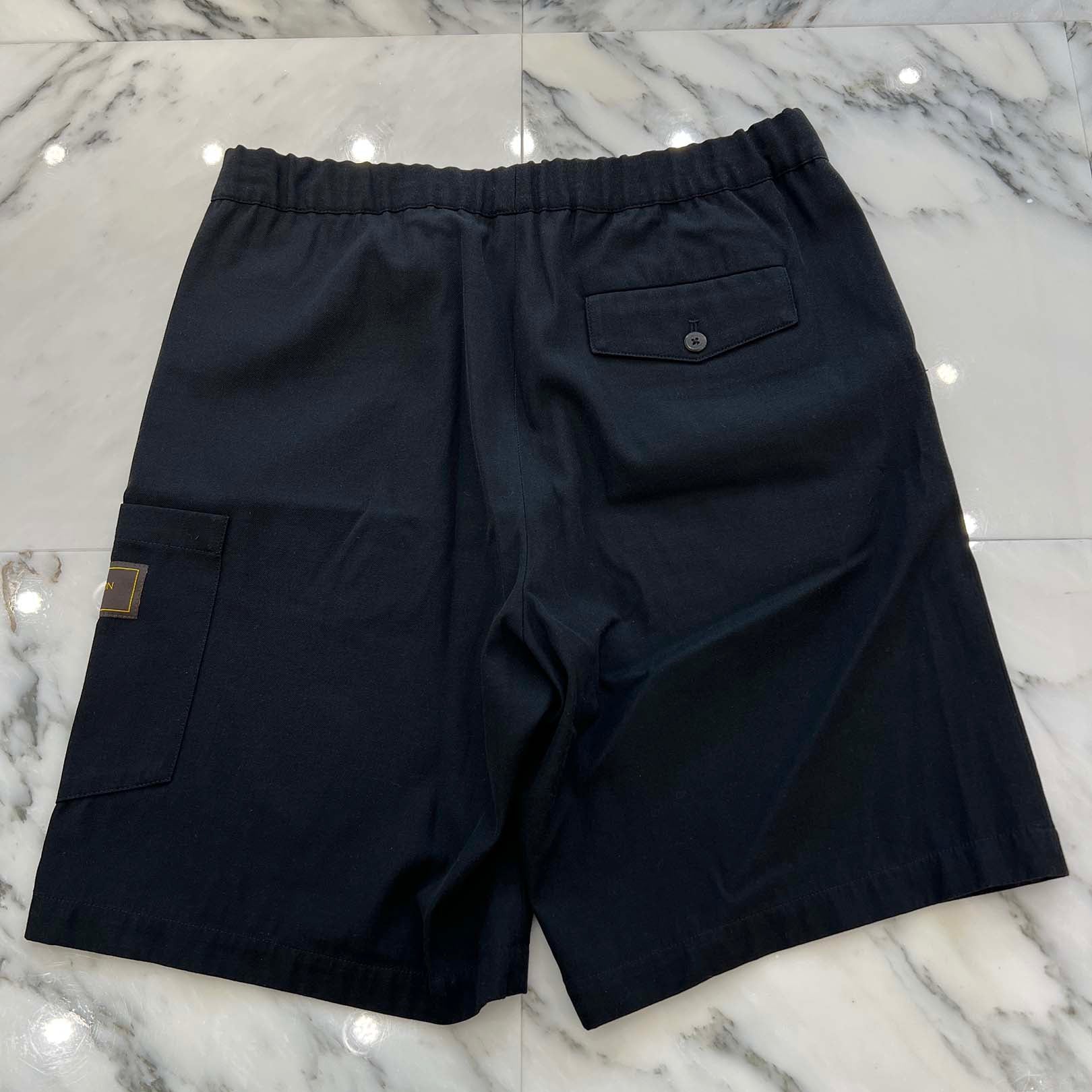 LOUIS VUITTON 2021AW Staples Edition Side Pocket Shorts HLP45W Size 42 ルイヴィトン ステープルズエディションサイドポケット ショーツ サイズ42
