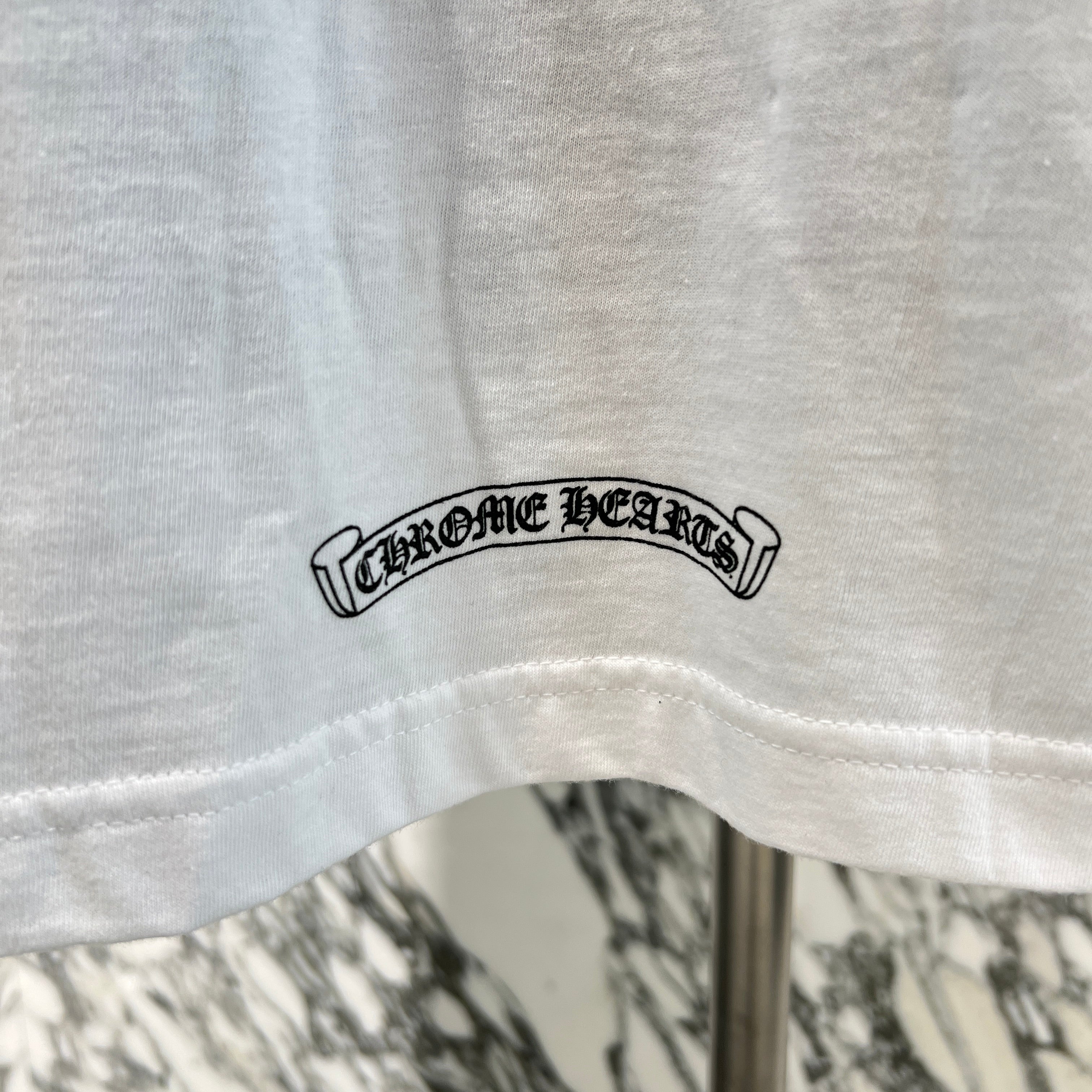 CHROME HEARTS Dagger Eye Chart Long Sleeve Tee Size XL クロムハーツ ダガー アイチャート ロングスリーブ Tシャツ サイズXL