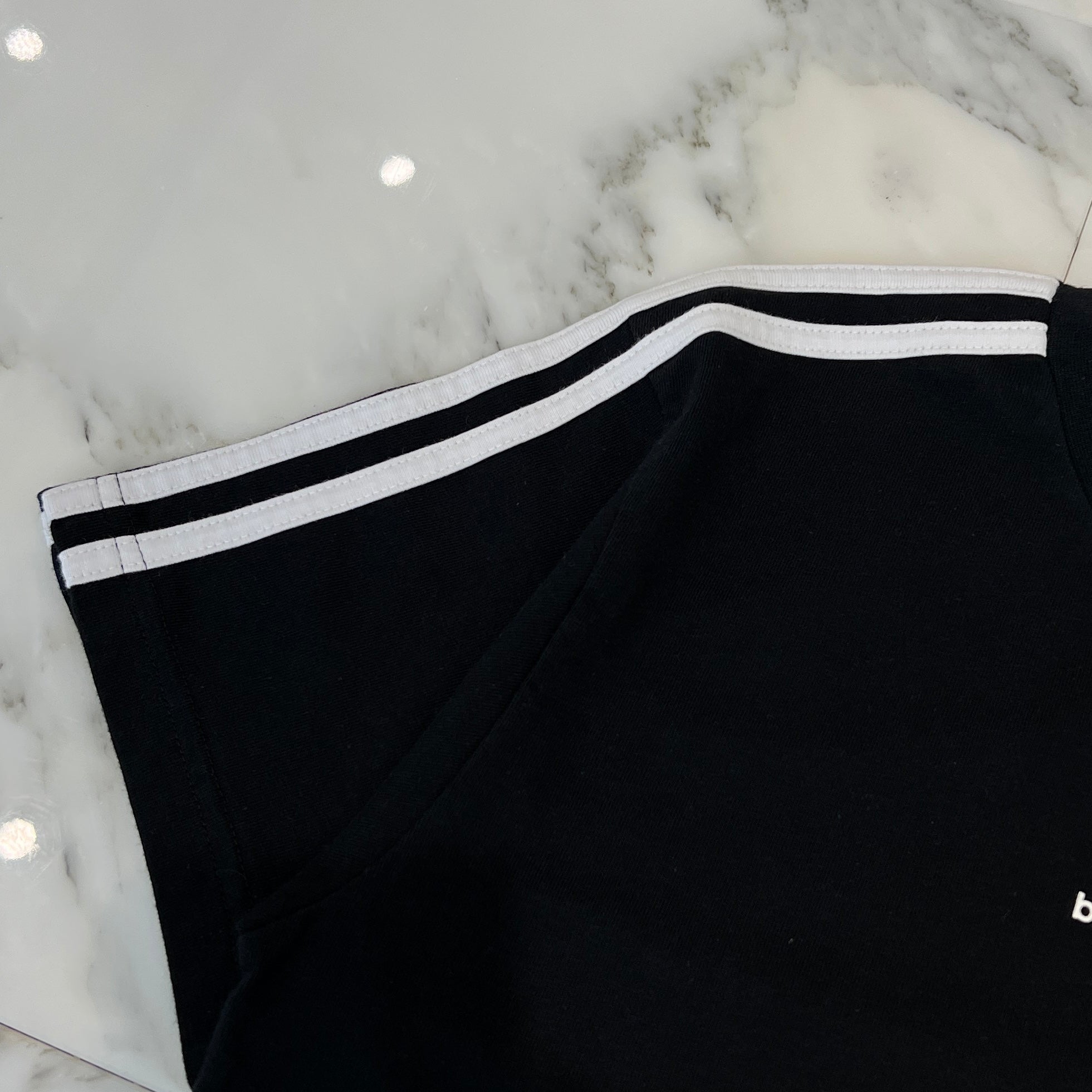 BALENCIAGA × adidas 2023SS 3 Stripe Front Logo Tee 731861 TNVT5 Size10 バレンシアガ×アディダス 3ストライプ フロントロゴ Tシャツ サイズ10