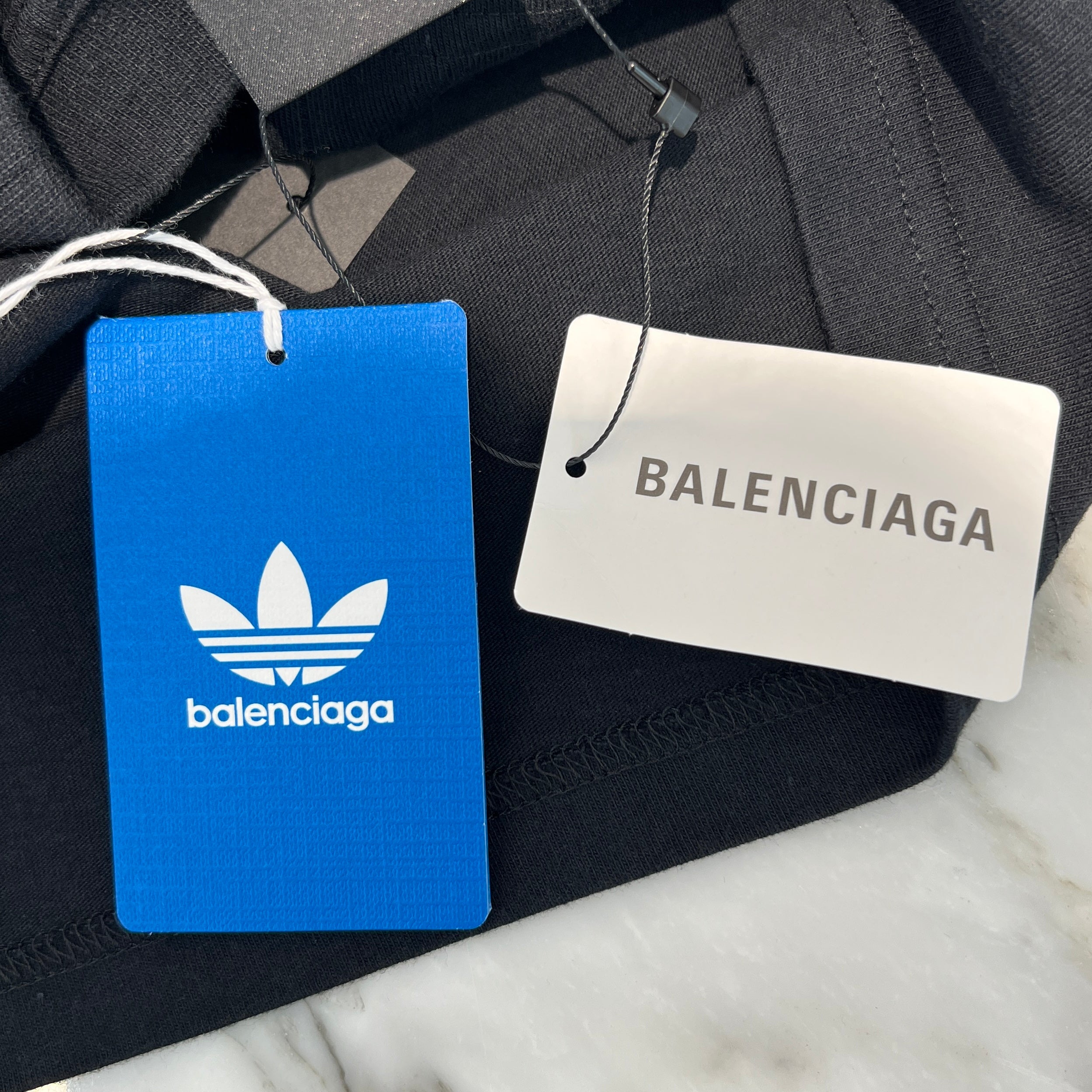 BALENCIAGA × adidas 2023SS 3 Stripe Front Logo Tee 731861 TNVT5 Size10 バレンシアガ×アディダス 3ストライプ フロントロゴ Tシャツ サイズ10