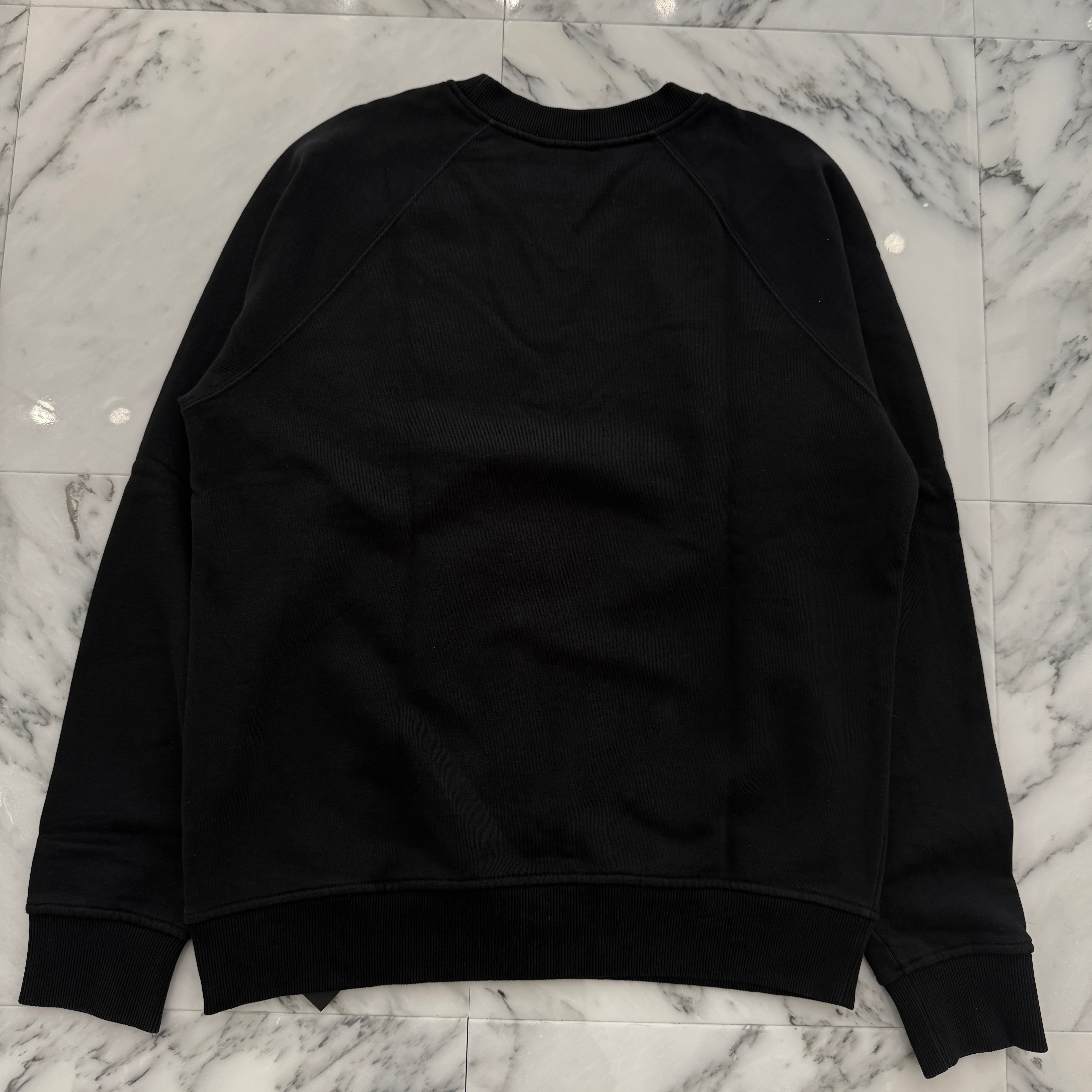 BALMAIN 2023AW Metallic Flock Logo Sweatshirt 32791340 Size XL バルマン メタリック フロッキー ロゴ スウェットシャツ サイズXL