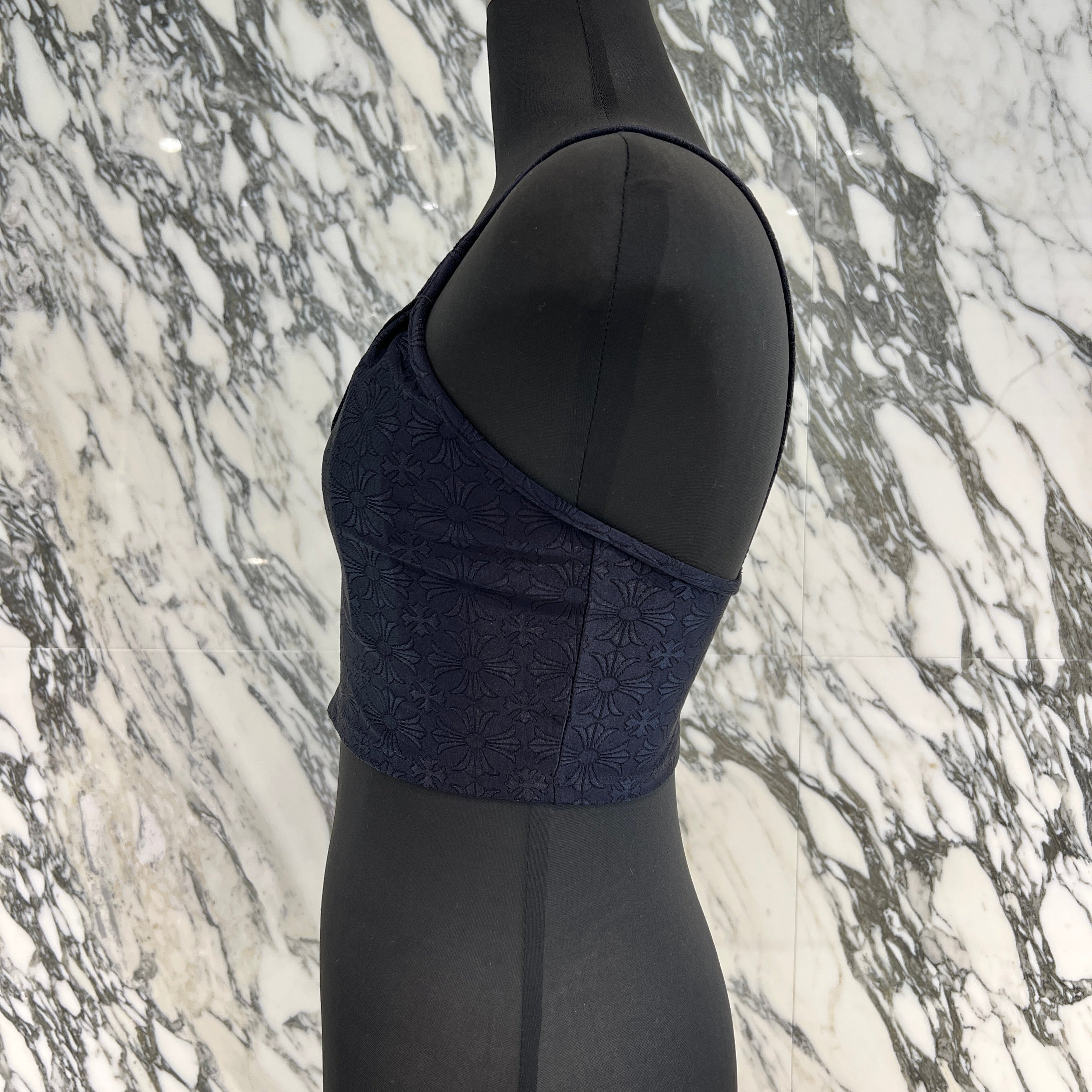 CHROME HEARTS CH Plus Pattern Horseshoe Rubber Print Camisole Size XS クロムハーツ CHプラス柄 ホースシューラバープリント キャミソール サイズXS