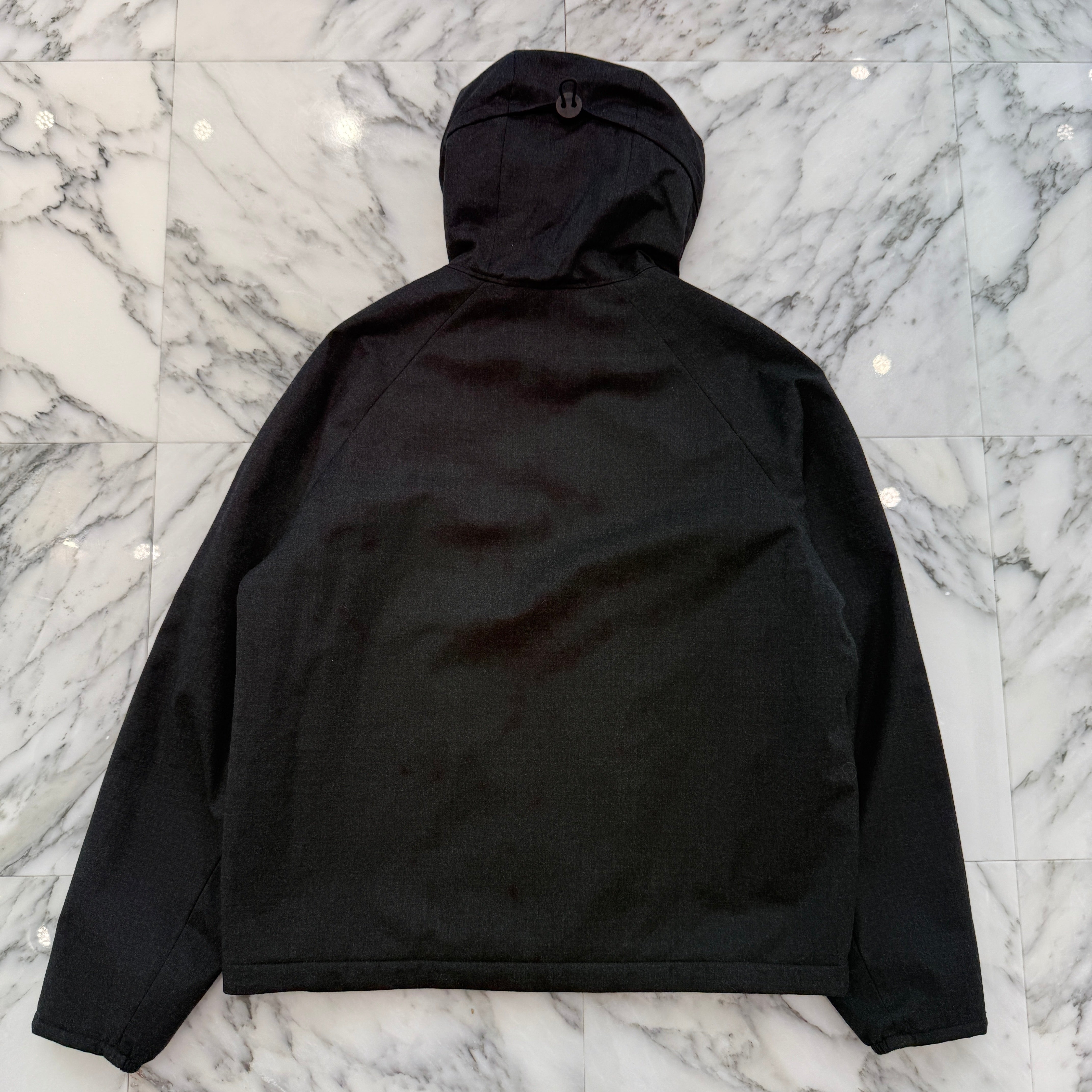 Berluti Technical B-Way Leather Detail Wool Jacket R23OBL122WDAO Size 48 ベルルッティ テクニカル B-WAY レザーディティール ウールジャケット サイズ48