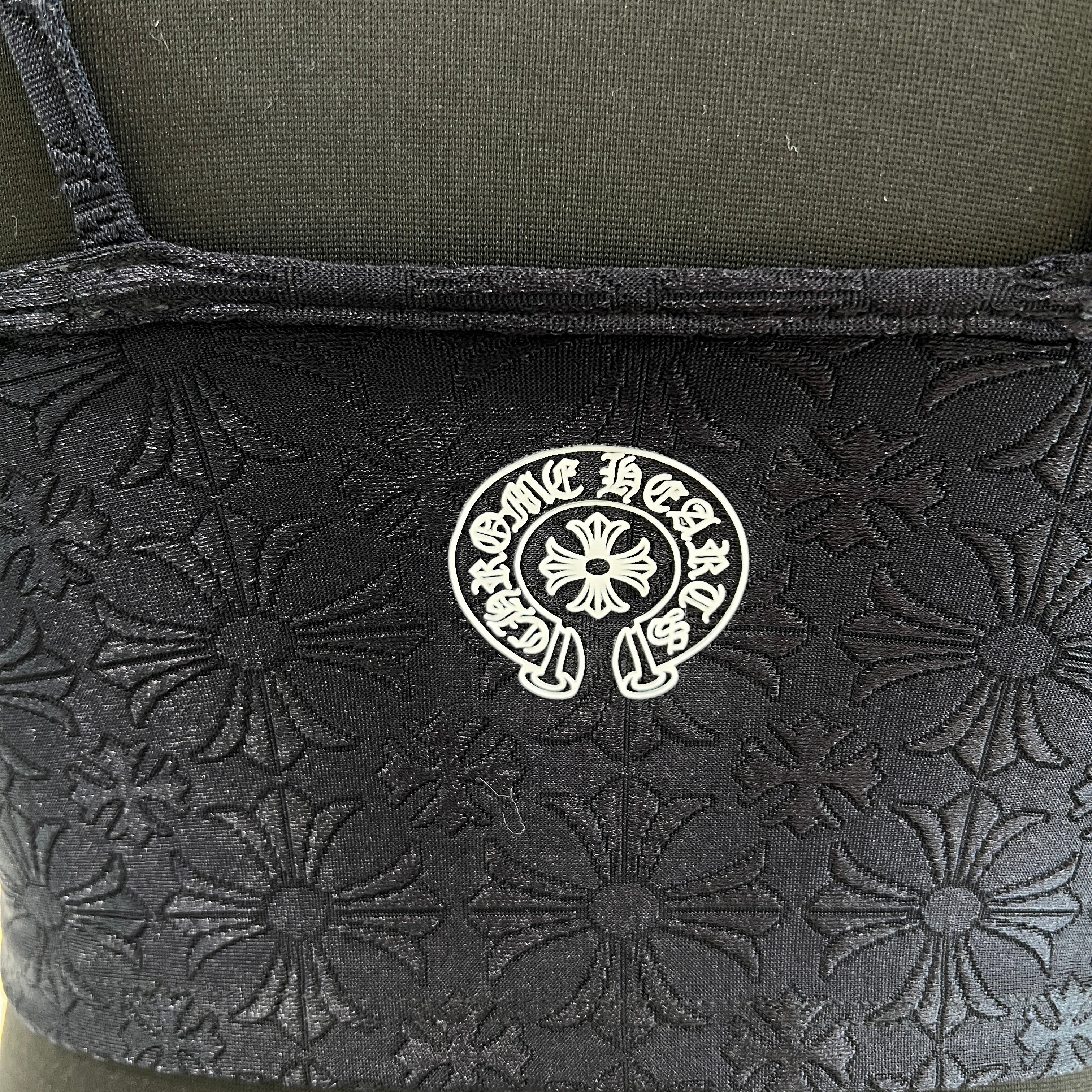 CHROME HEARTS CH Plus Pattern Horseshoe Rubber Print Camisole Size XS クロムハーツ CHプラス柄 ホースシューラバープリント キャミソール サイズXS