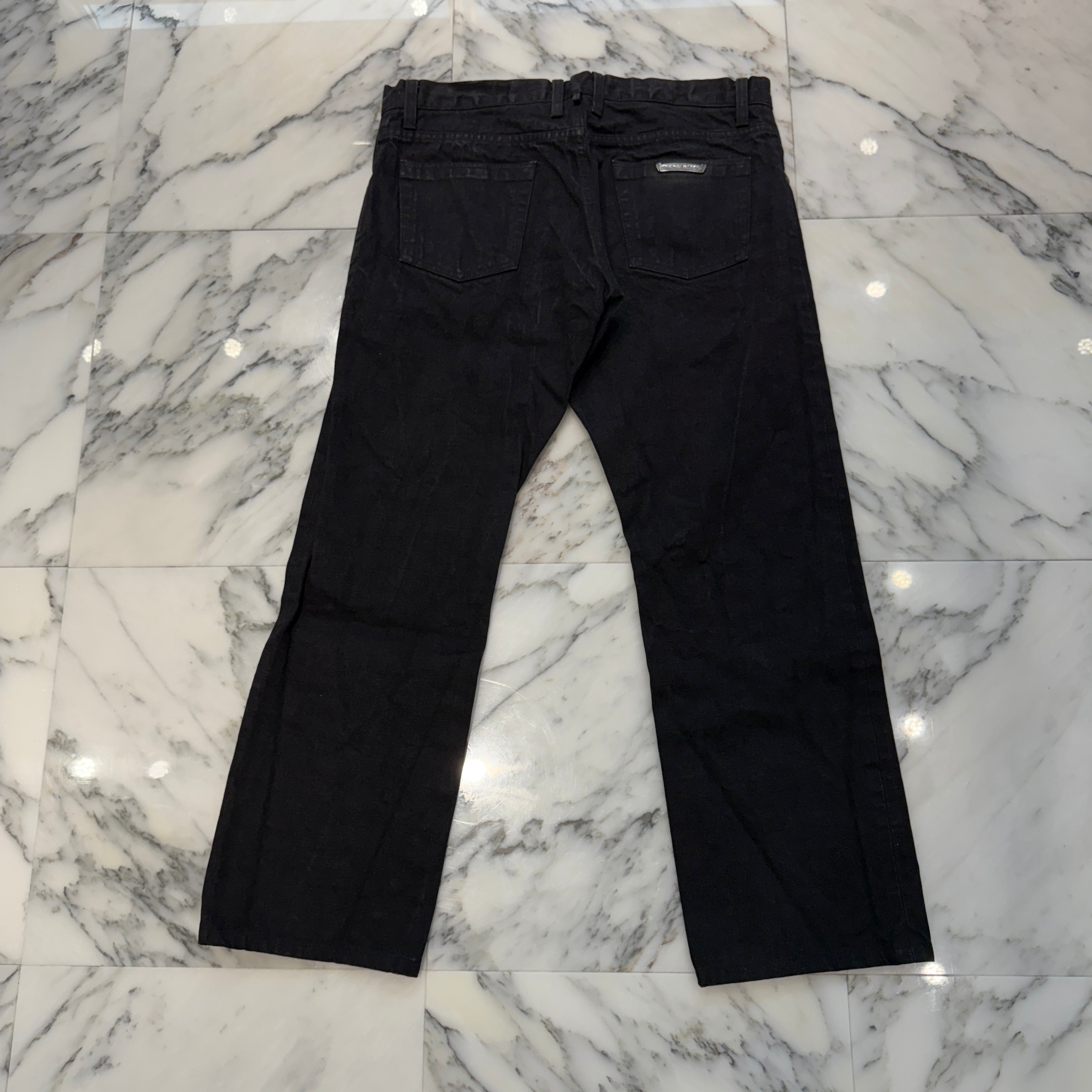 CHROME HEARTS DNM Cross Button Fly Washed Denim Pants Size 36 クロムハーツ DNM クロスボタン フライウォッシュド デニムパンツ サイズ36