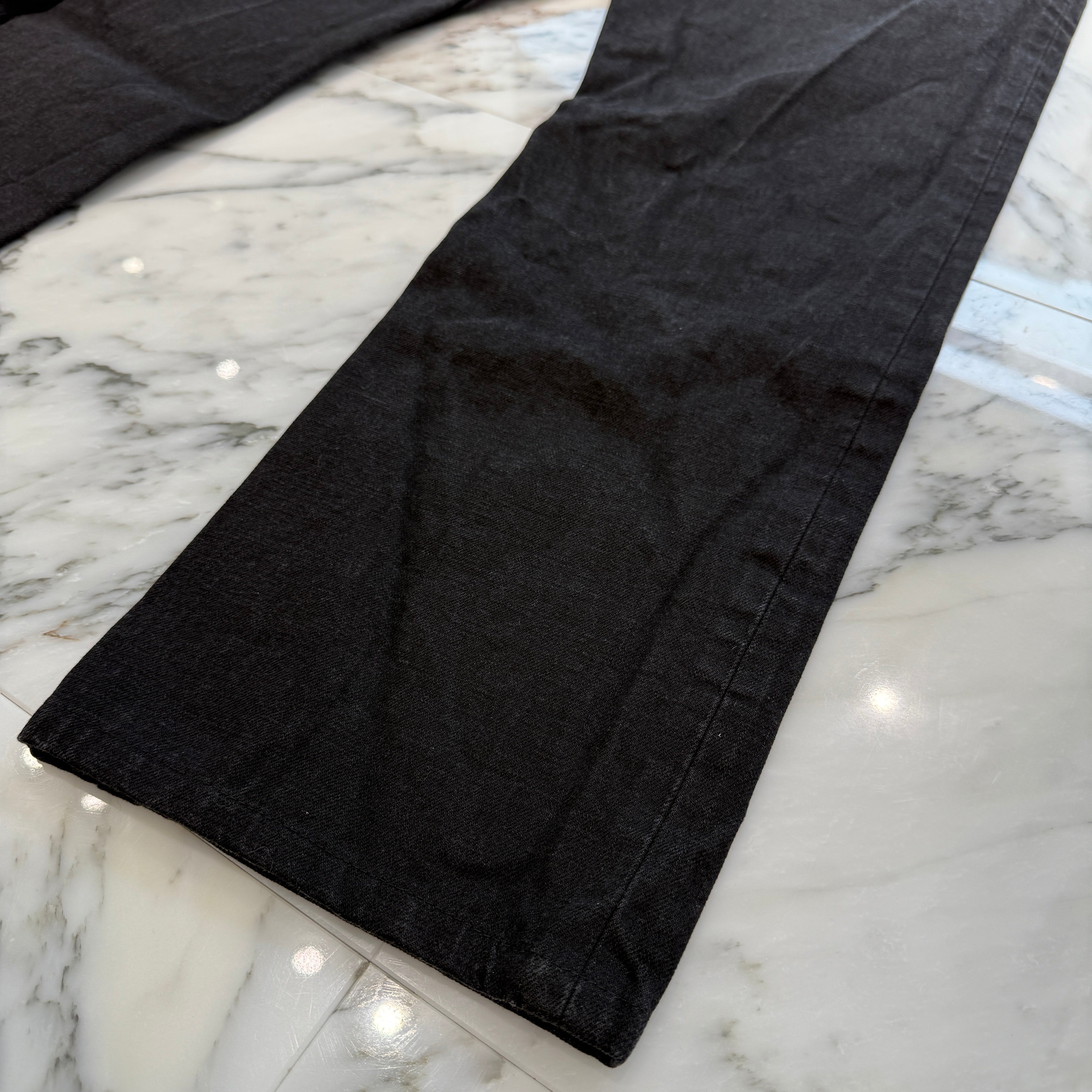 CHROME HEARTS DNM Cross Button Fly Washed Denim Pants Size 36 クロムハーツ DNM クロスボタン フライウォッシュド デニムパンツ サイズ36