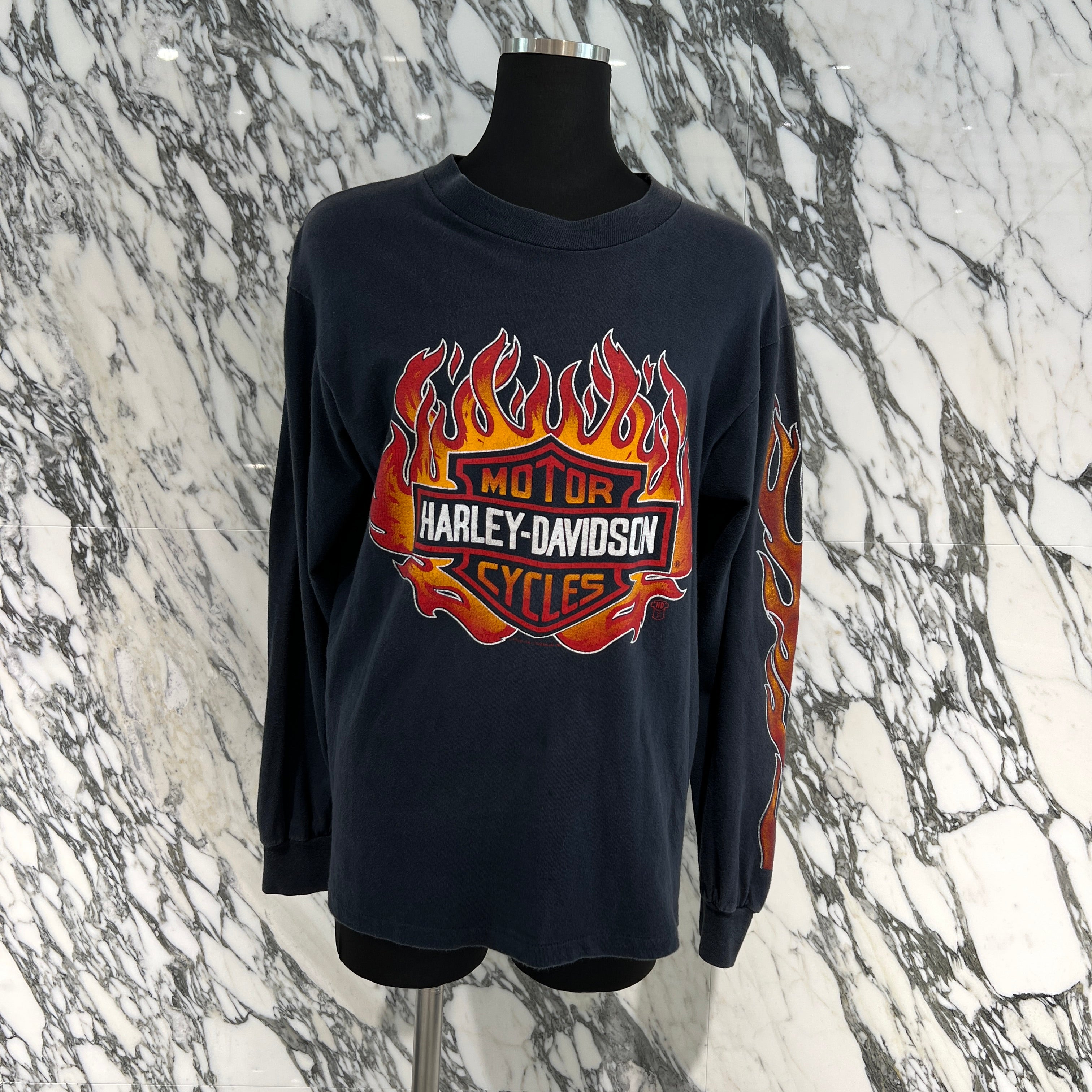 Vintage 80's Harley-Davidson "Crearwater. Florida" 1986 L/S Tee 80's ハーレー・ダビットソン "クリアウォーター フロリダ" 1986 ロングスリーブ Tシャツ