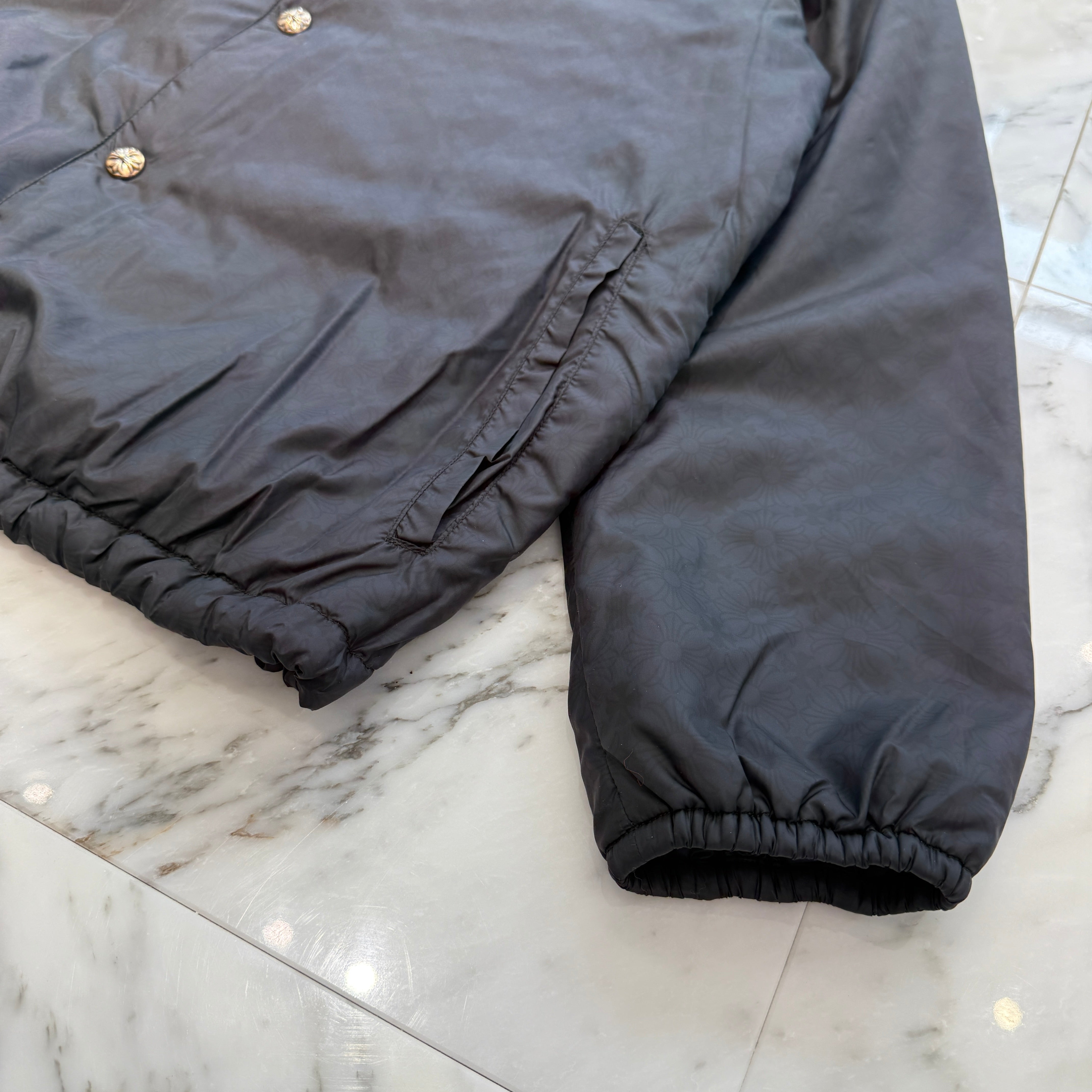 CHROME HEARTS RIGGINS CH Plus Nylon Coach Jacket Size XL クロムハーツ リギンズ CHプラス ナイロン コーチジャケット サイズXL