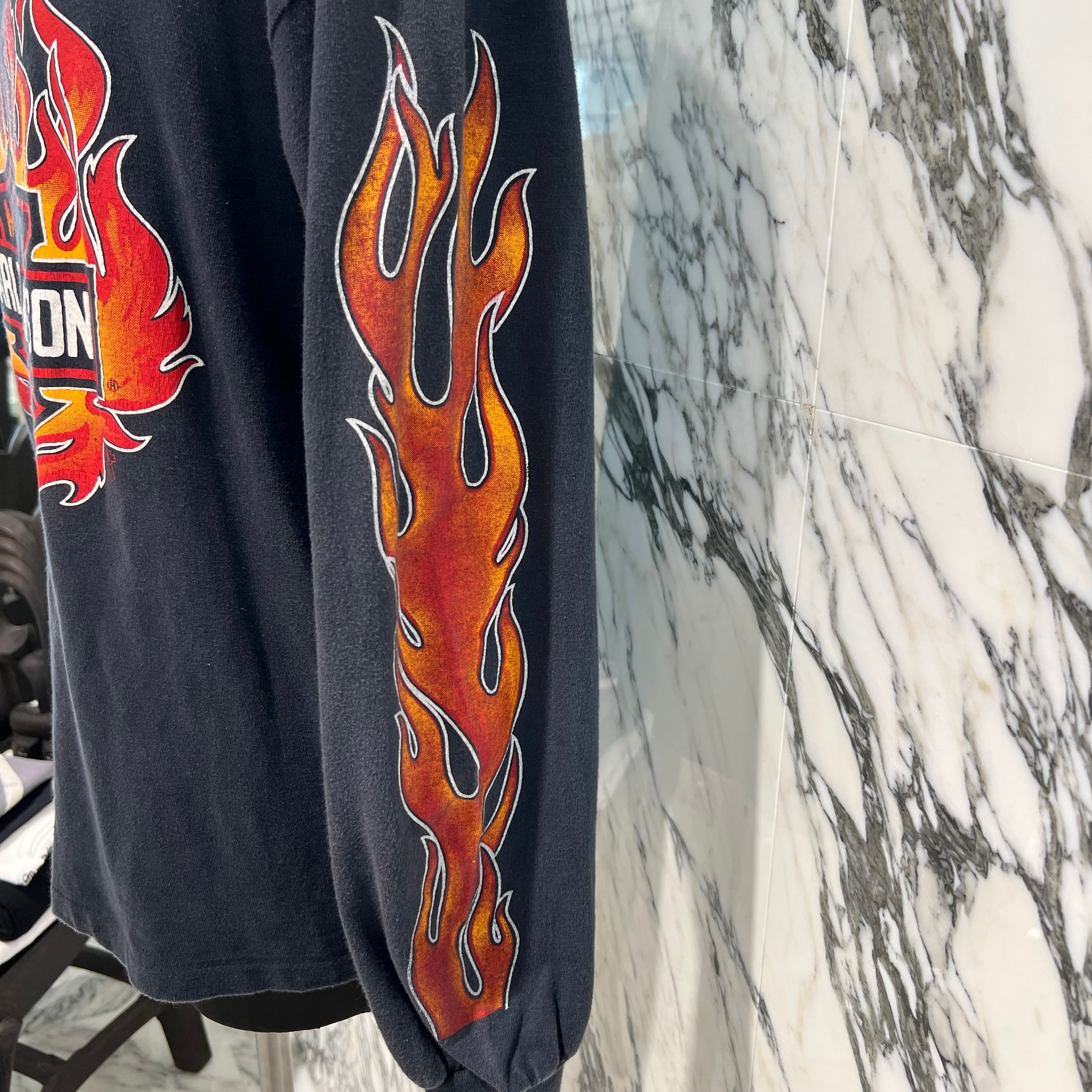 Vintage 80's Harley-Davidson "Crearwater. Florida" 1986 L/S Tee 80's ハーレー・ダビットソン "クリアウォーター フロリダ" 1986 ロングスリーブ Tシャツ