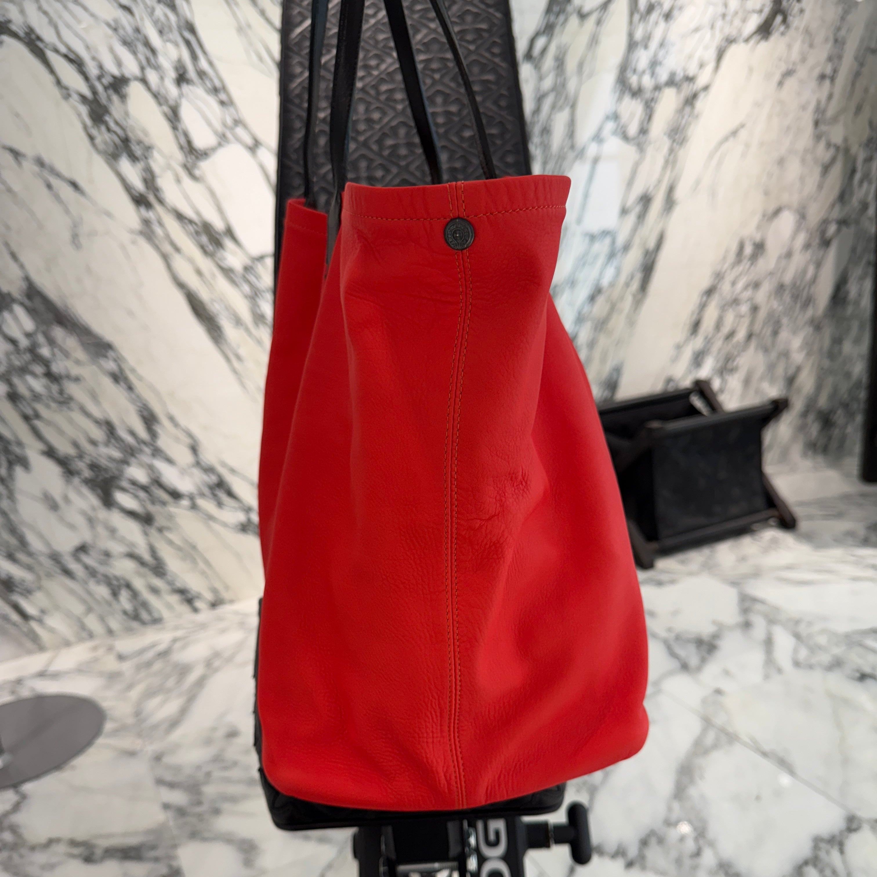 CHROME HEARTS LUCILLE Leather Tote Bag クロムハーツ ルシール