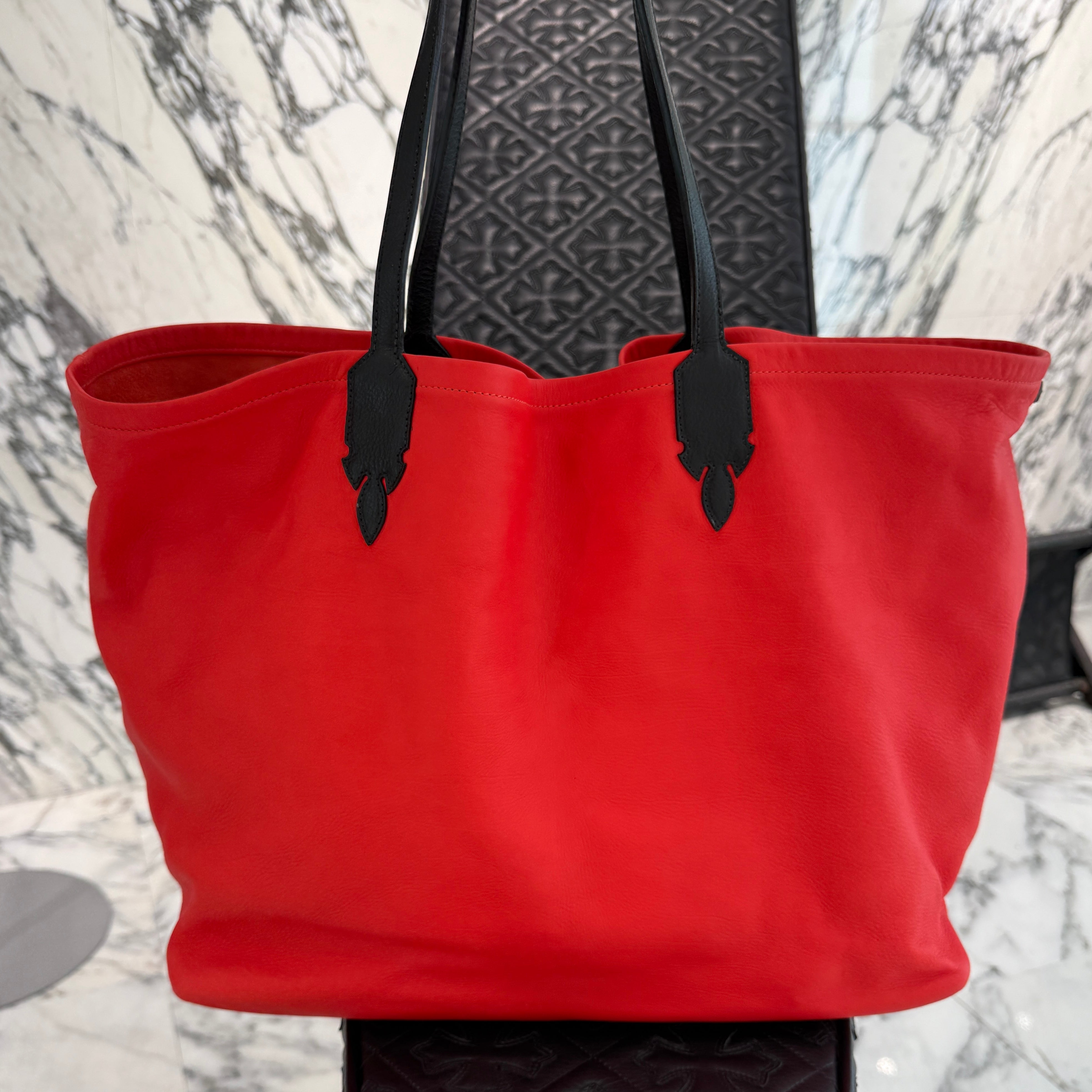 CHROME HEARTS LUCILLE Leather Tote Bag クロムハーツ ルシール レザー トートバッグ