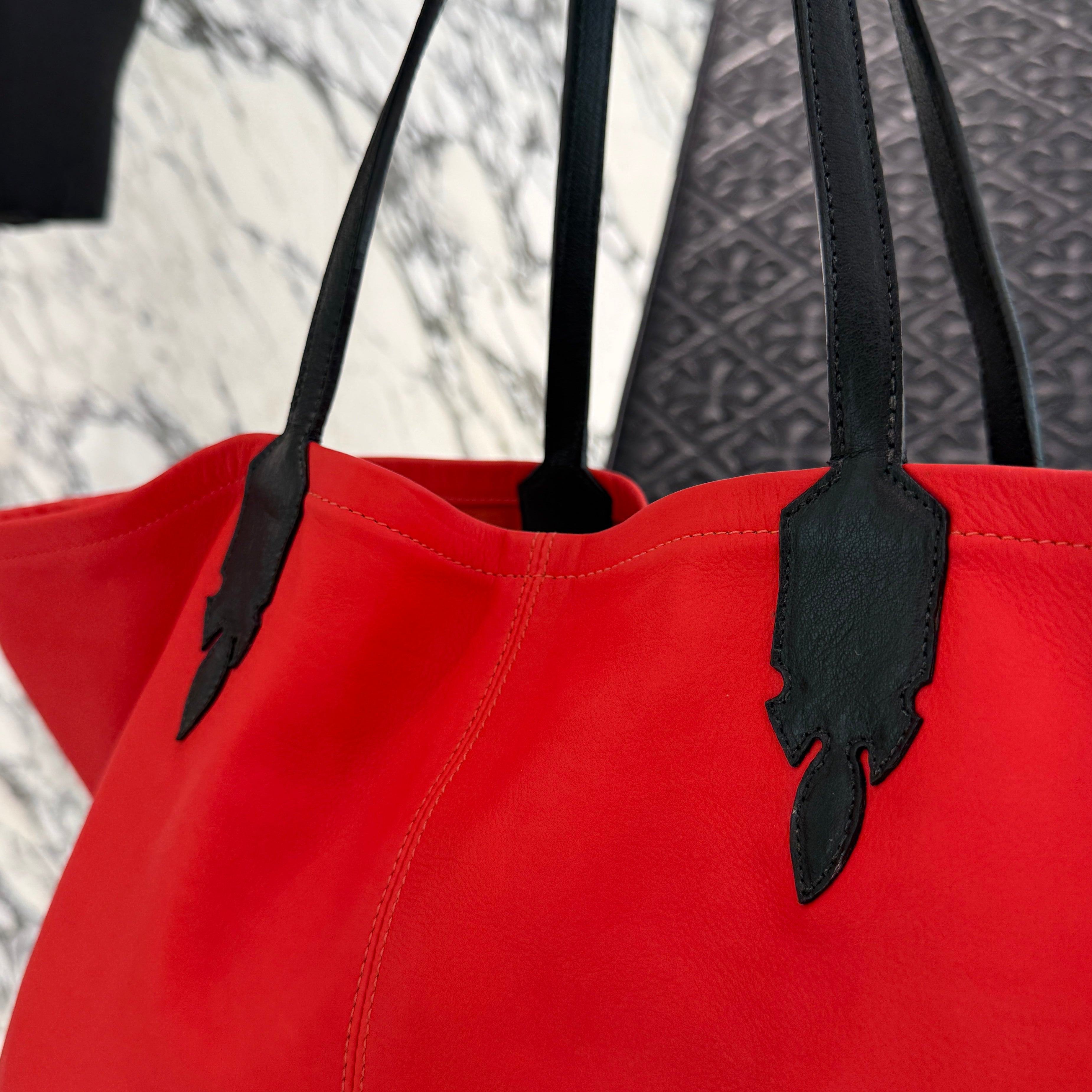 CHROME HEARTS LUCILLE Leather Tote Bag クロムハーツ ルシール レザー トートバッグ