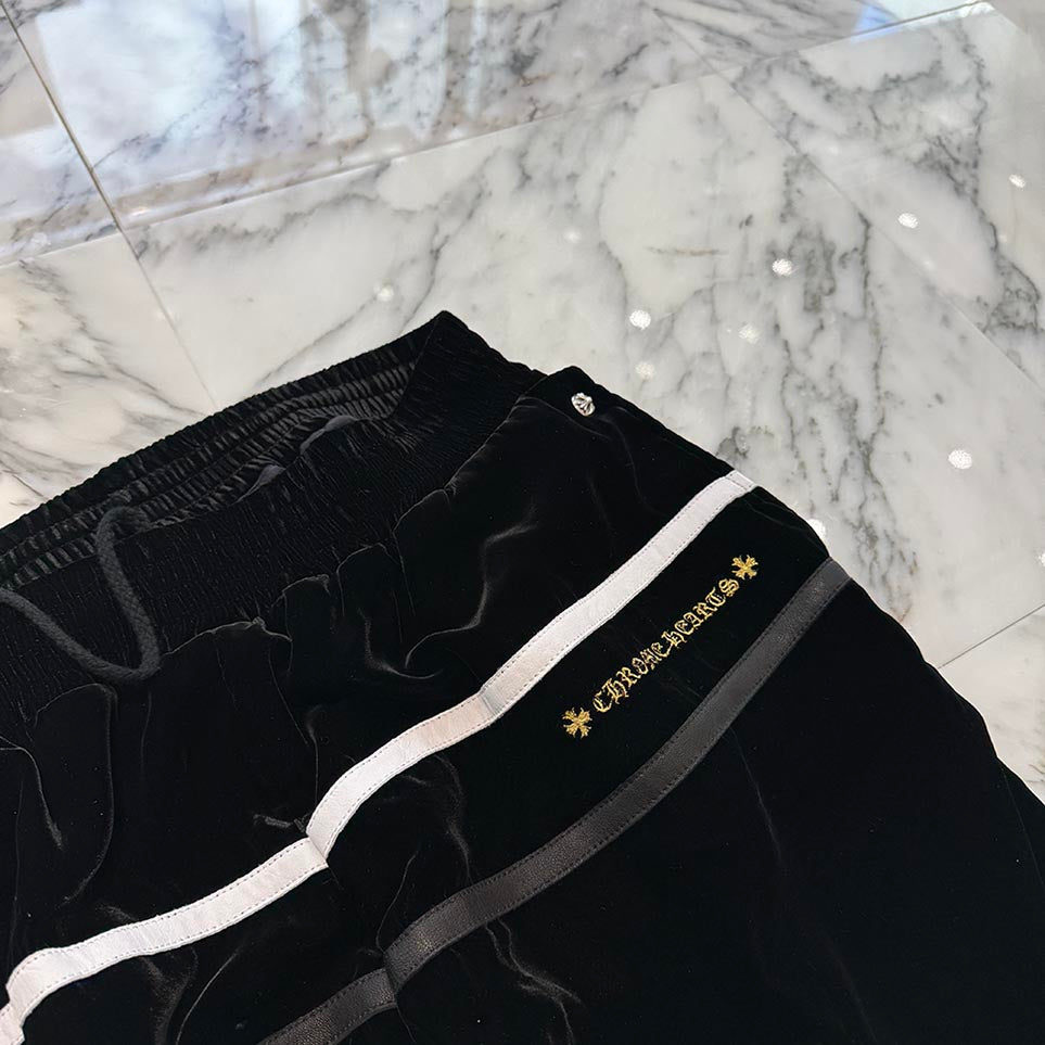 CHROME HEARTS 2025AW Y NOT Velour Training Long Pants Size L クロムハーツ ワイノット ベロア トレーニング ロングパンツ サイズL