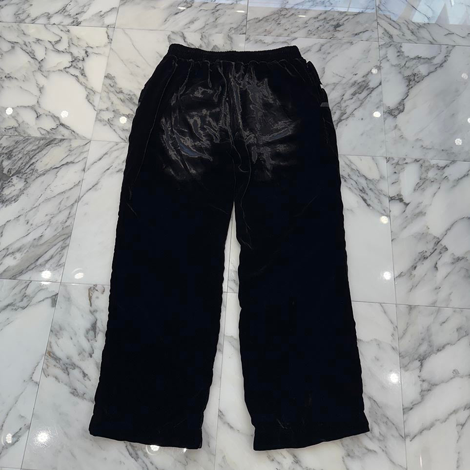 CHROME HEARTS 2025AW Y NOT Velour Training Long Pants Size L