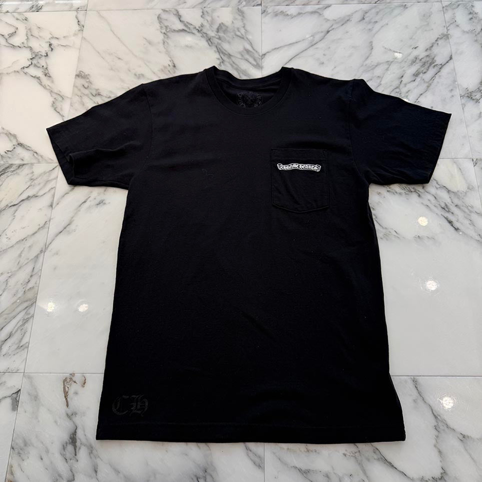 クロムハーツ/tシャツ/バックロゴ/USA/付属品完備/Mサイズ CHROME HEARTS Back Arch USA Logo Tee Size M クロムハーツ バック