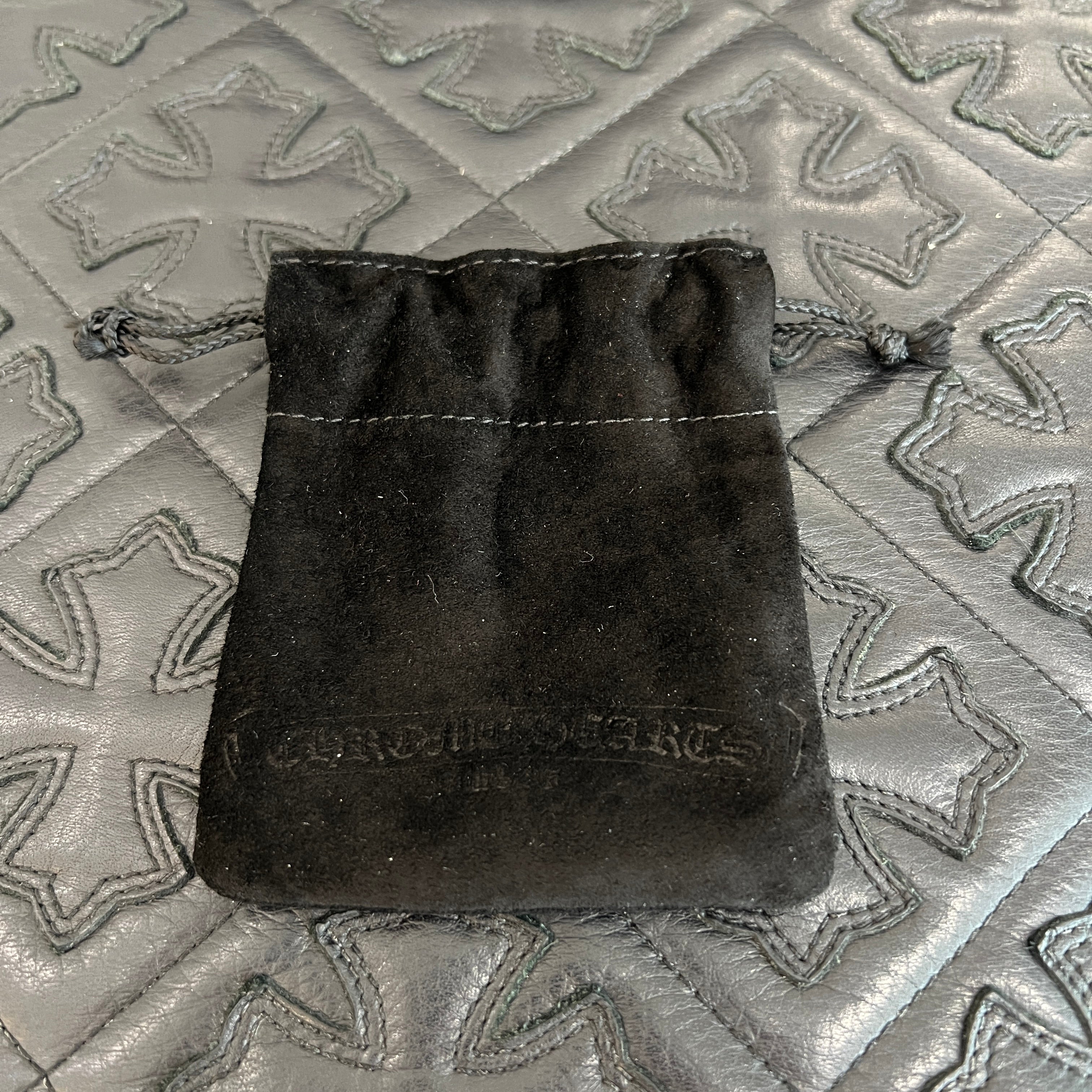 CHROME HEARTS 22K Safety Pin 1 Emerald Roll Chain Necklace Size 16 Inch クロムハーツ 22K セーフティピン 1エメラルド ロールチェーン ネックレス 16インチ