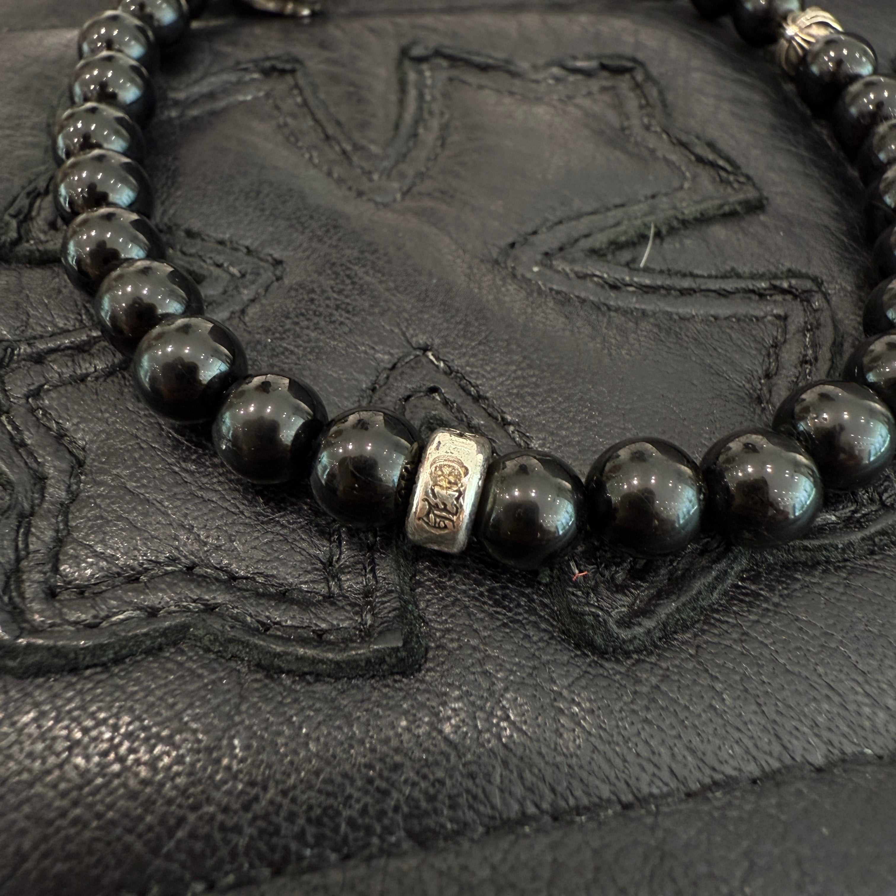 CHROME HEARTS CH Logo Ball Viny Heart Beads Bracelet クロムハーツ CHロゴボール ヴィニーハート ビーズブレスレット