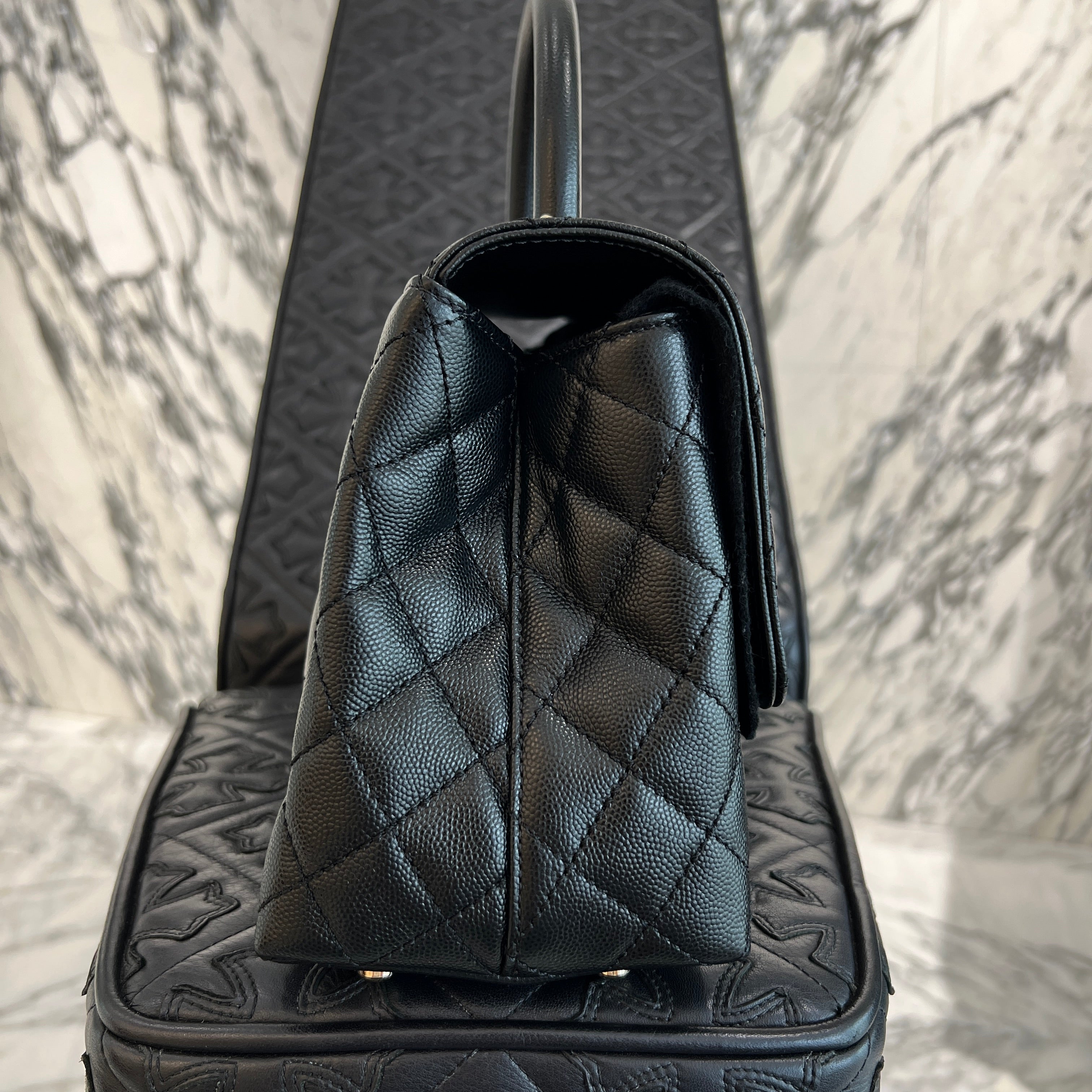 CHANEL 2023 Cruise Coco Handle 29 Leather Shoulder Bag A9290 B10382 94305 シャネル 2023P ココハンドル 29 レザーショルダーバッグ