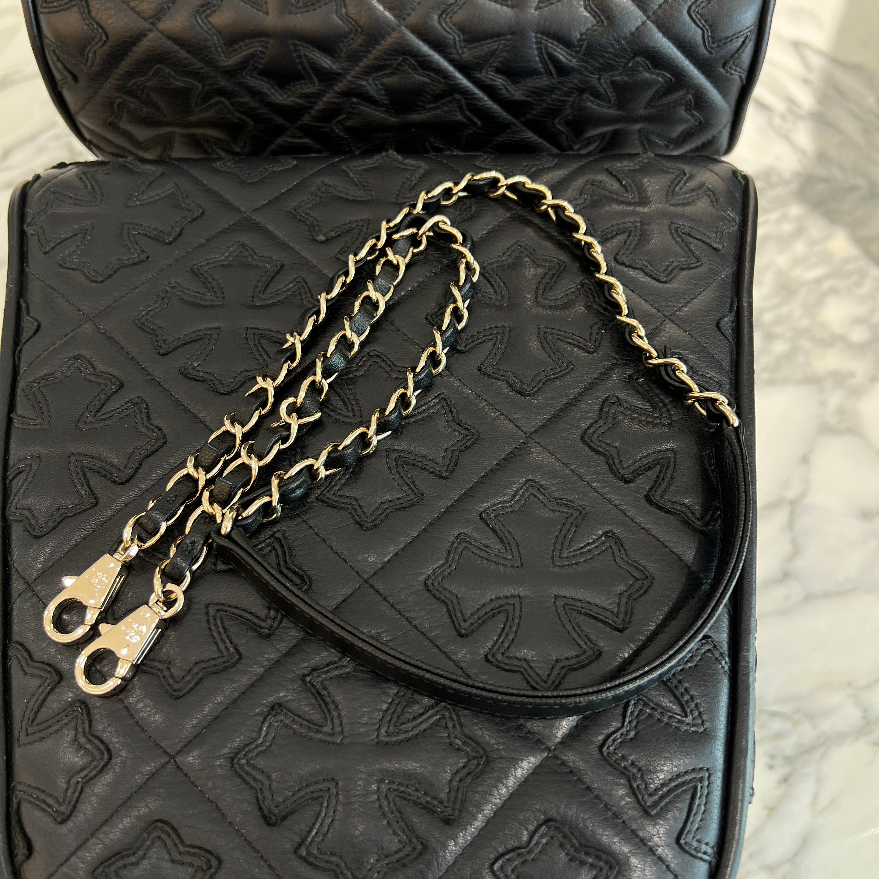 CHANEL 2023 Cruise Coco Handle 29 Leather Shoulder Bag A9290