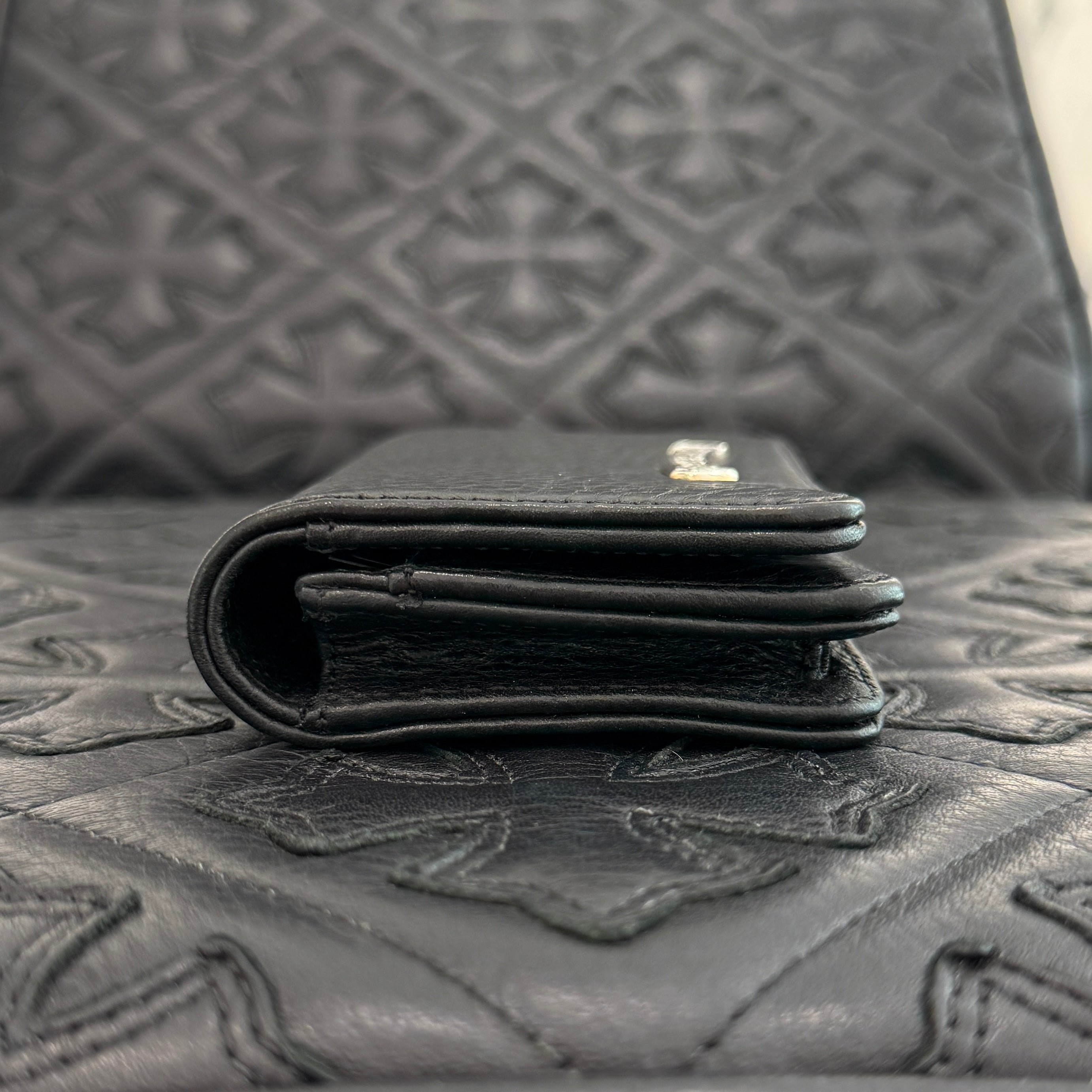 Chrome Hearts 黒レザー ケース CHROME HEARTS Leather Card Case #2 クロムハーツ レザーカードケース