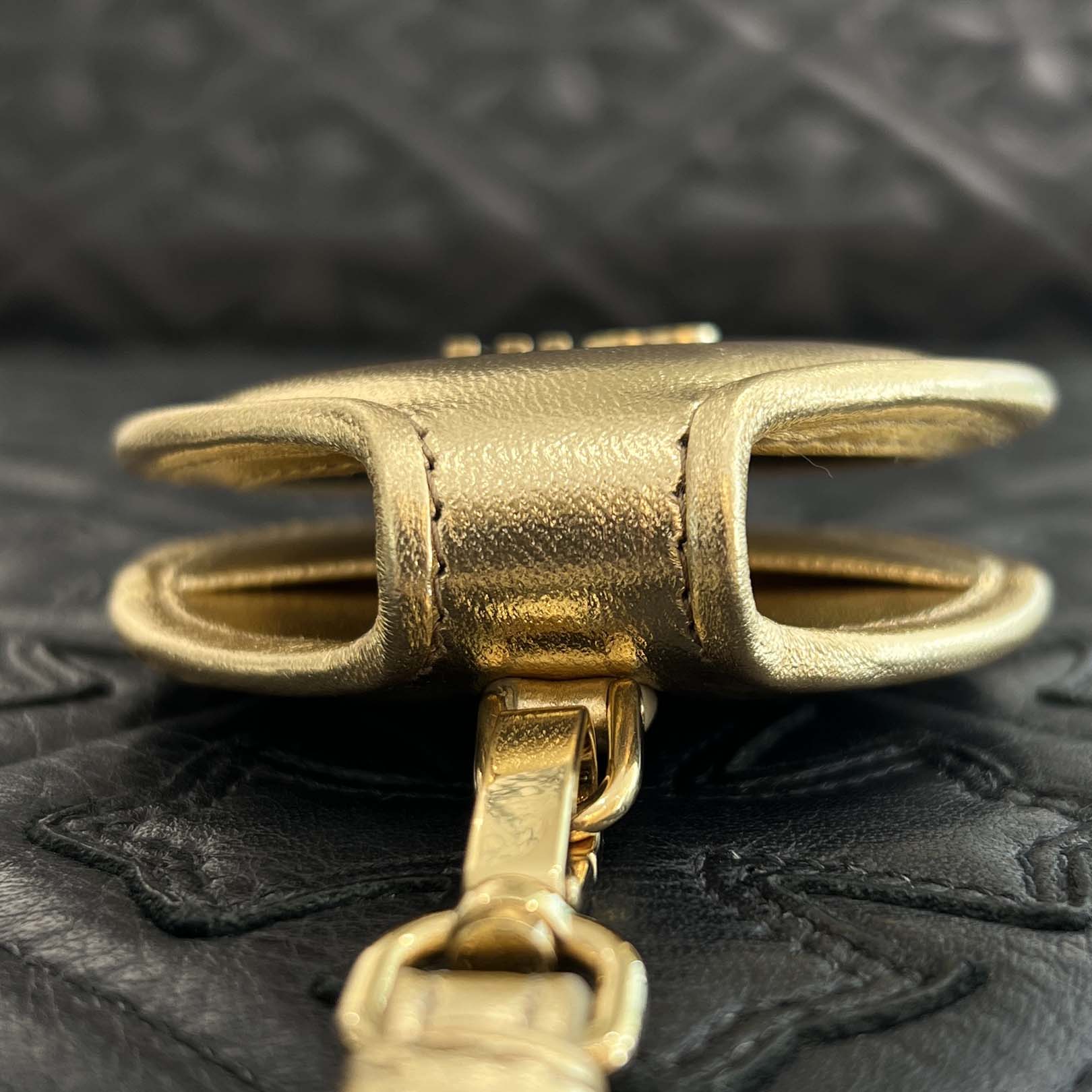 MIU MIU Front Metal Fittings Key Holder Mirror 5TL434 ミュウミュウ フロント金具キーホルダーミラー