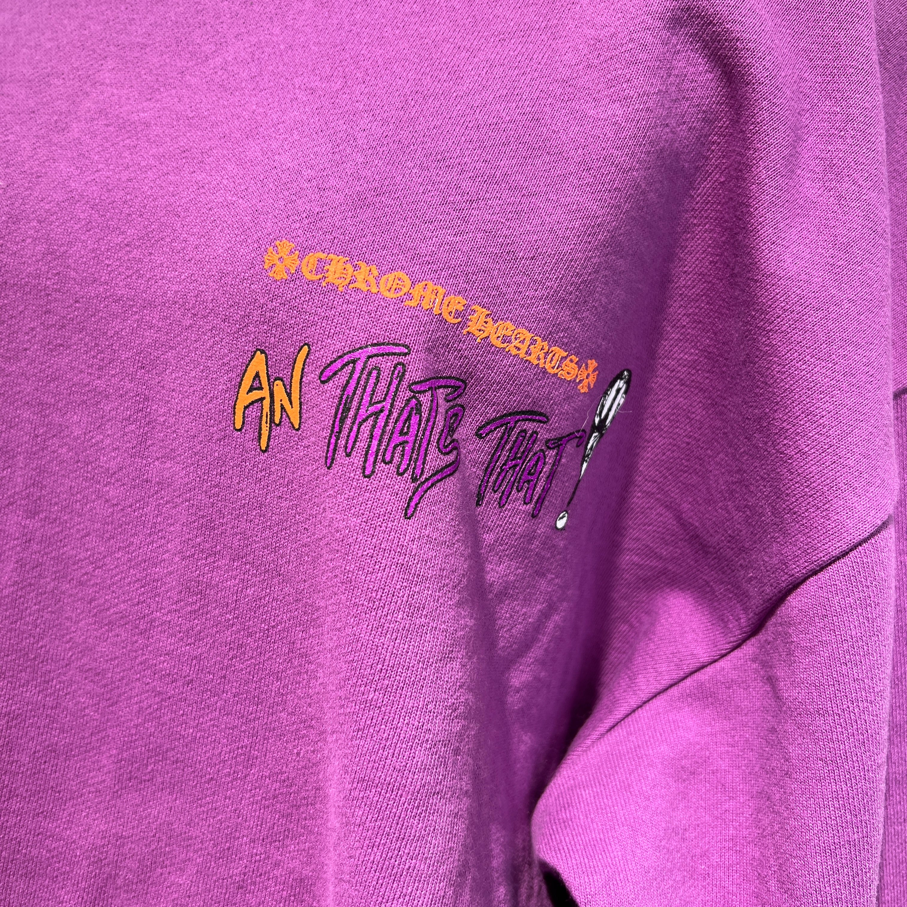 CHROME HEARTS × MATTY BOY 2024AW "I WANT MORE NOT LESS" Crew Neck Sweat Shirt Size XL クロムハーツ × マッティボーイ "アイウォントモアノットレス" クルーネックスウェットシャツ サイズXL