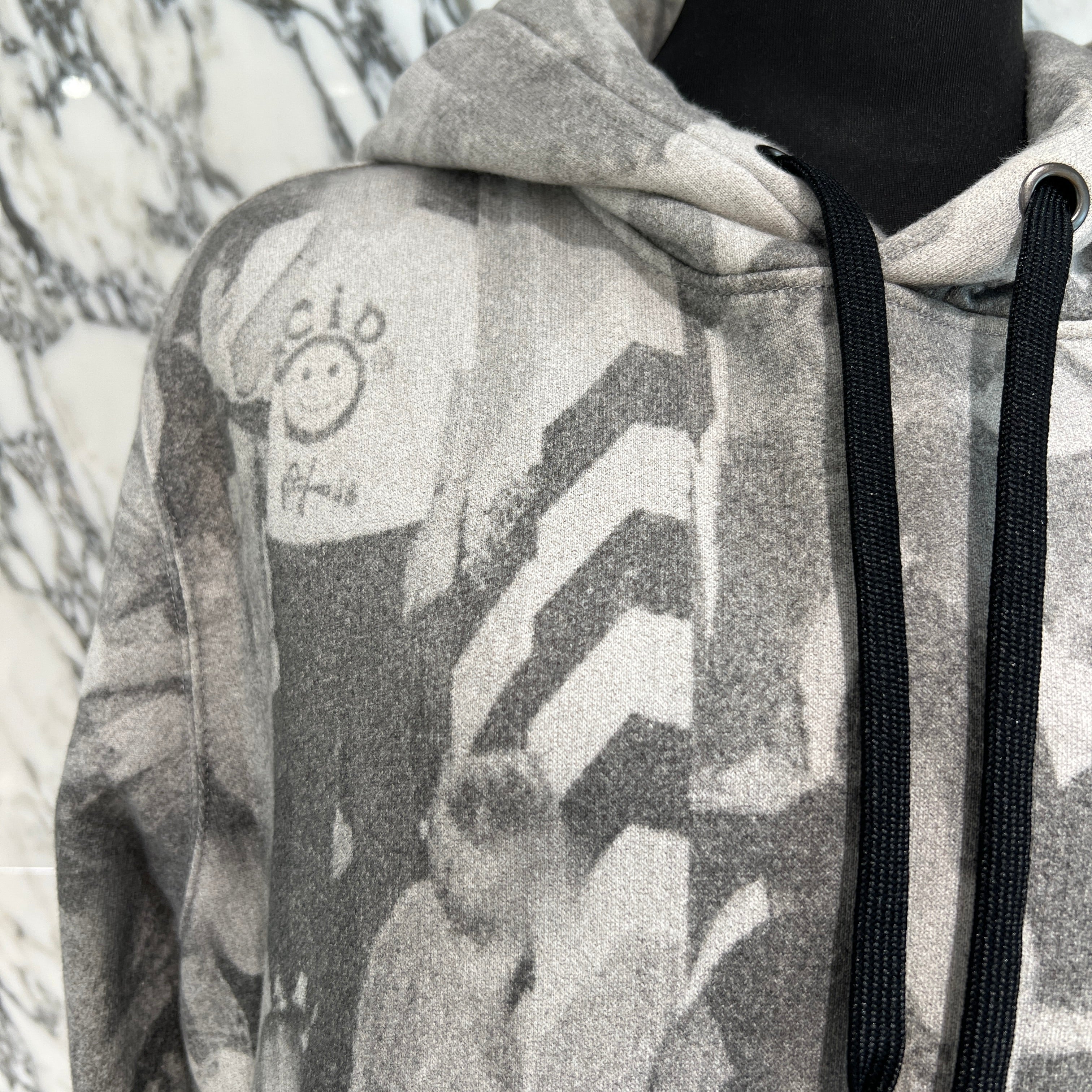 BURBERRY 2020AW Human Montage Hoodie 8025840 / 70 B Size M バーバリー ヒューマンモンタージュ パーカー サイズM