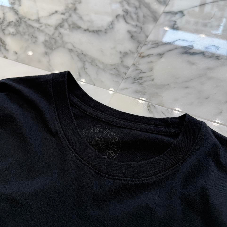 CHROME HEARTS Floral Cross Horseshoe Long Sleeve Tee Size L クロムハーツ フローラルクロス ホースシュー ロングスリーブ Tシャツ サイズL