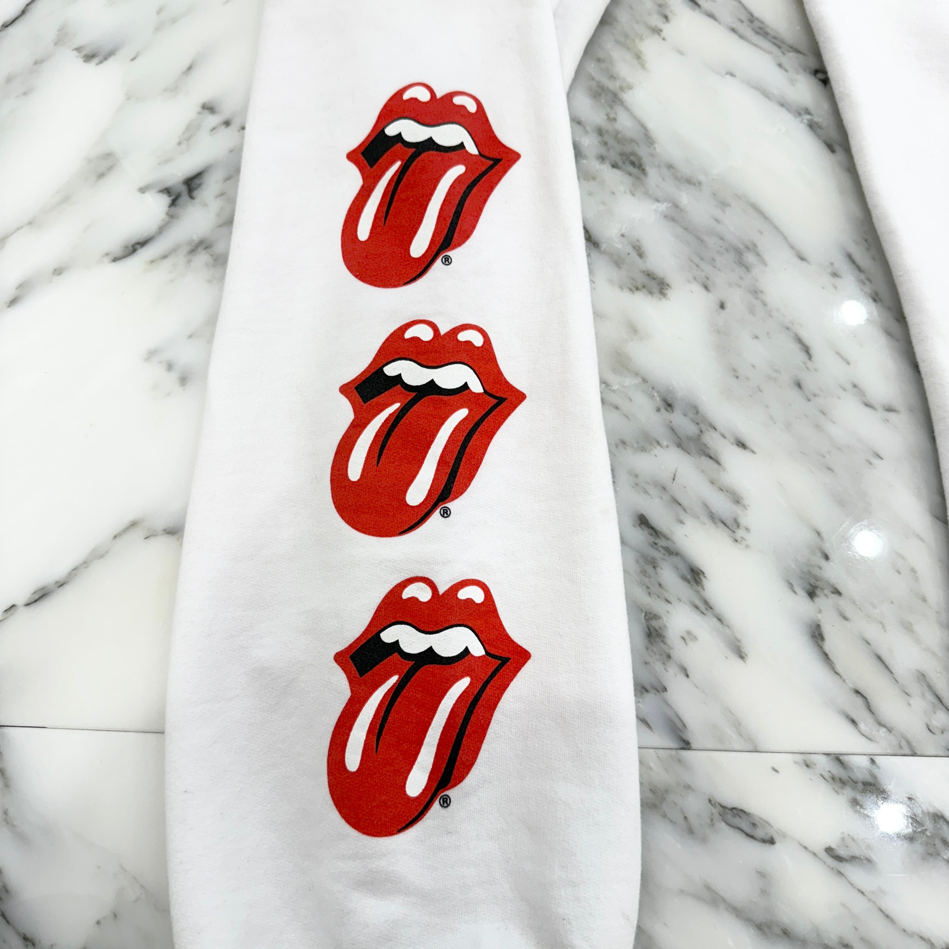 CHROME HEARTS × The Rolling Stones Lip & Tongue Sweat Pants Size S クロムハーツ × ザ ローリングストーンズ リップアンドタン スウェットパンツ サイズS