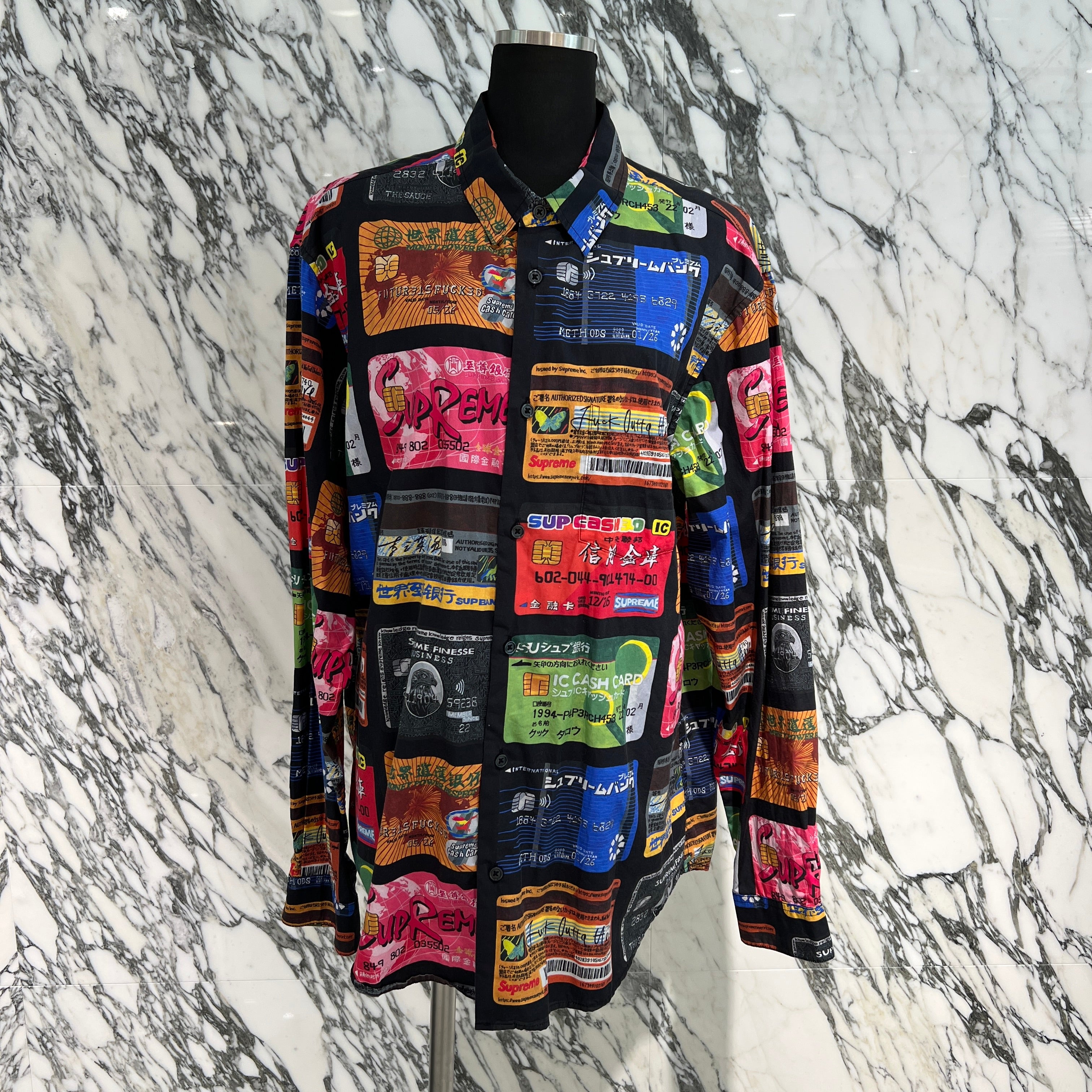 Supreme Credit Cards Shirt M 2022ss 【公式通販】