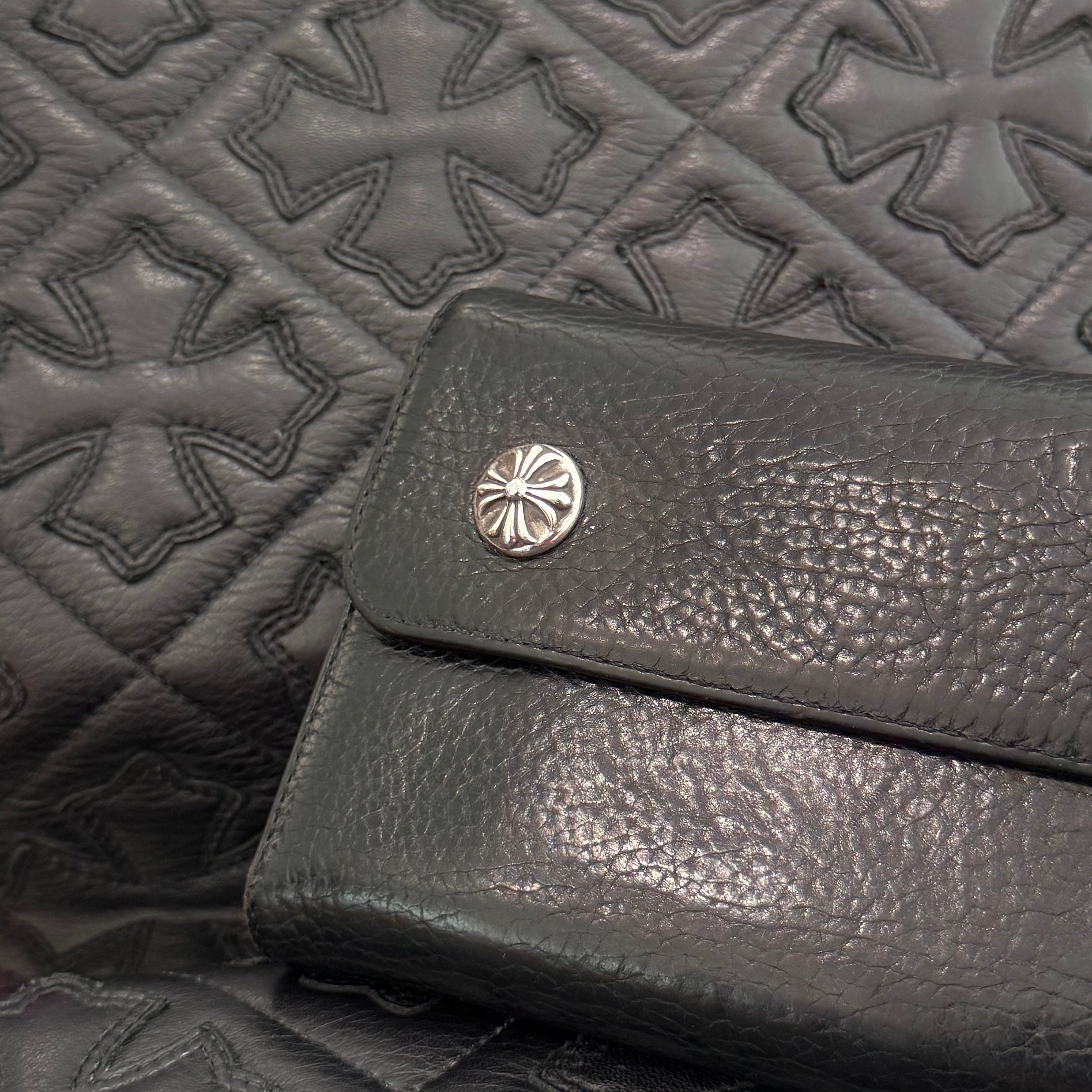 CHROME HEARTS Wave Cross Ball Wallet クロムハーツ ウェーブ クロスボール ウォレット