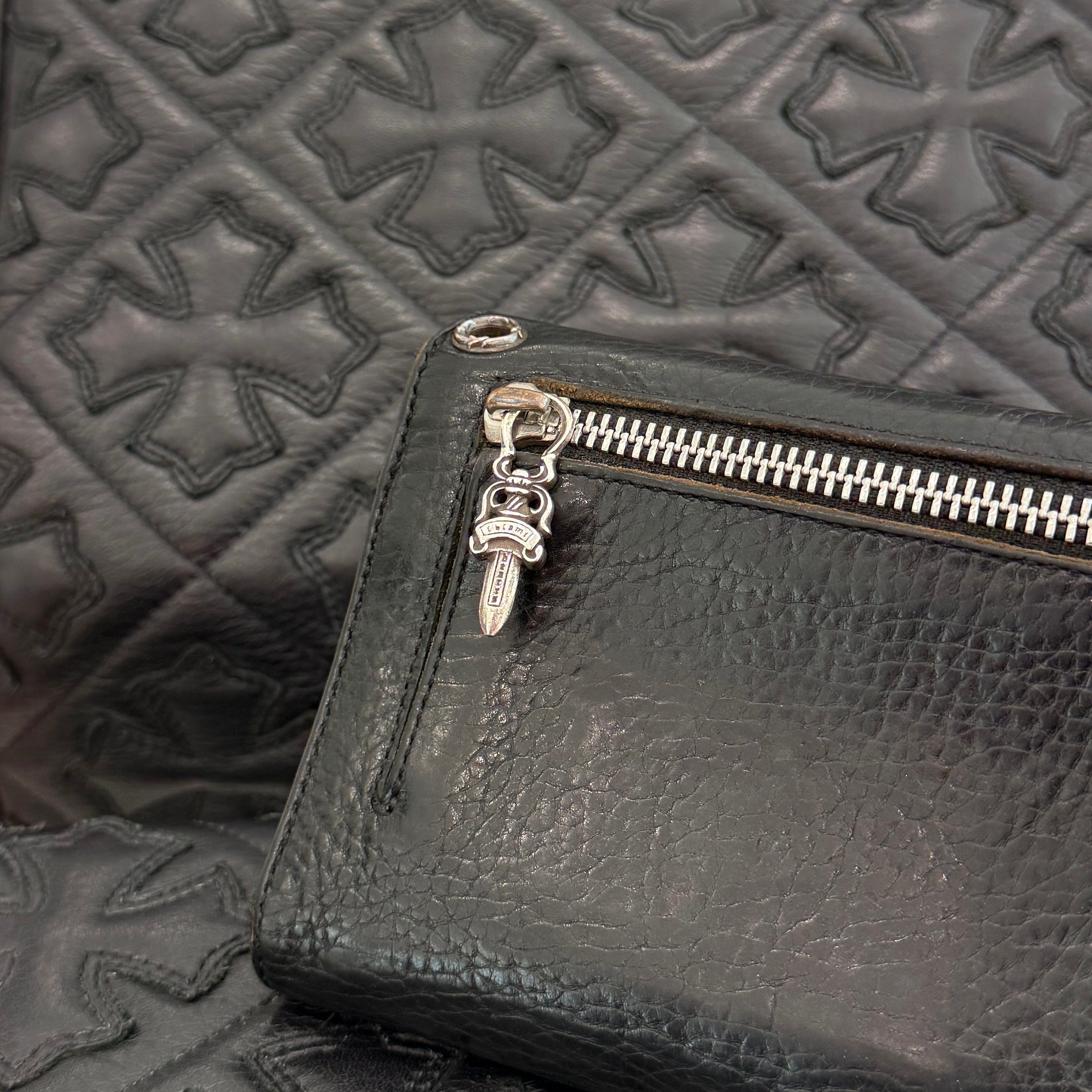 CHROME HEARTS Wave Cross Ball Wallet クロムハーツ ウェーブ クロスボール ウォレット