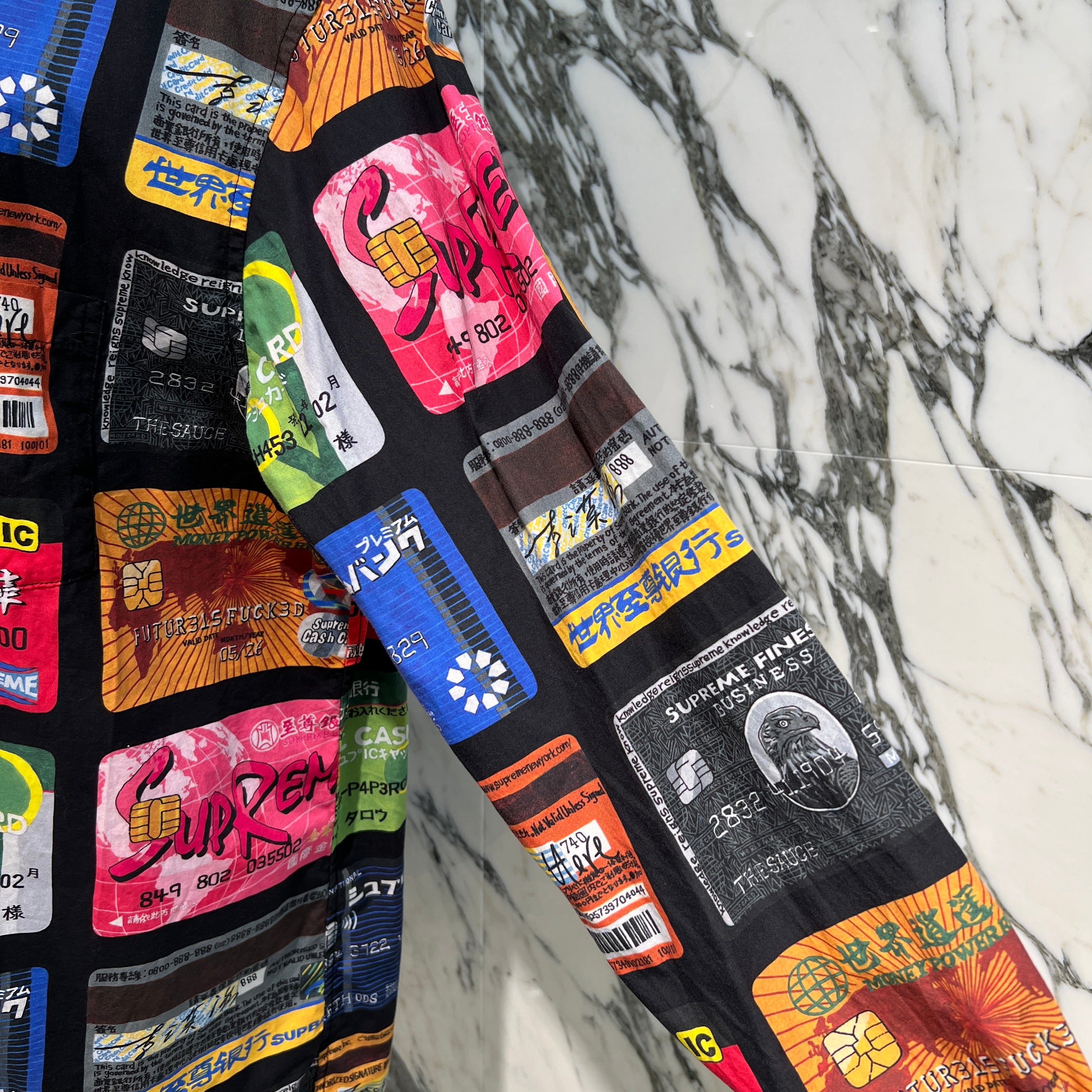 Supreme 2022SS Credit Cards Shirt Size L シュプリーム クレジットカード シャツ ブラウス サイズL