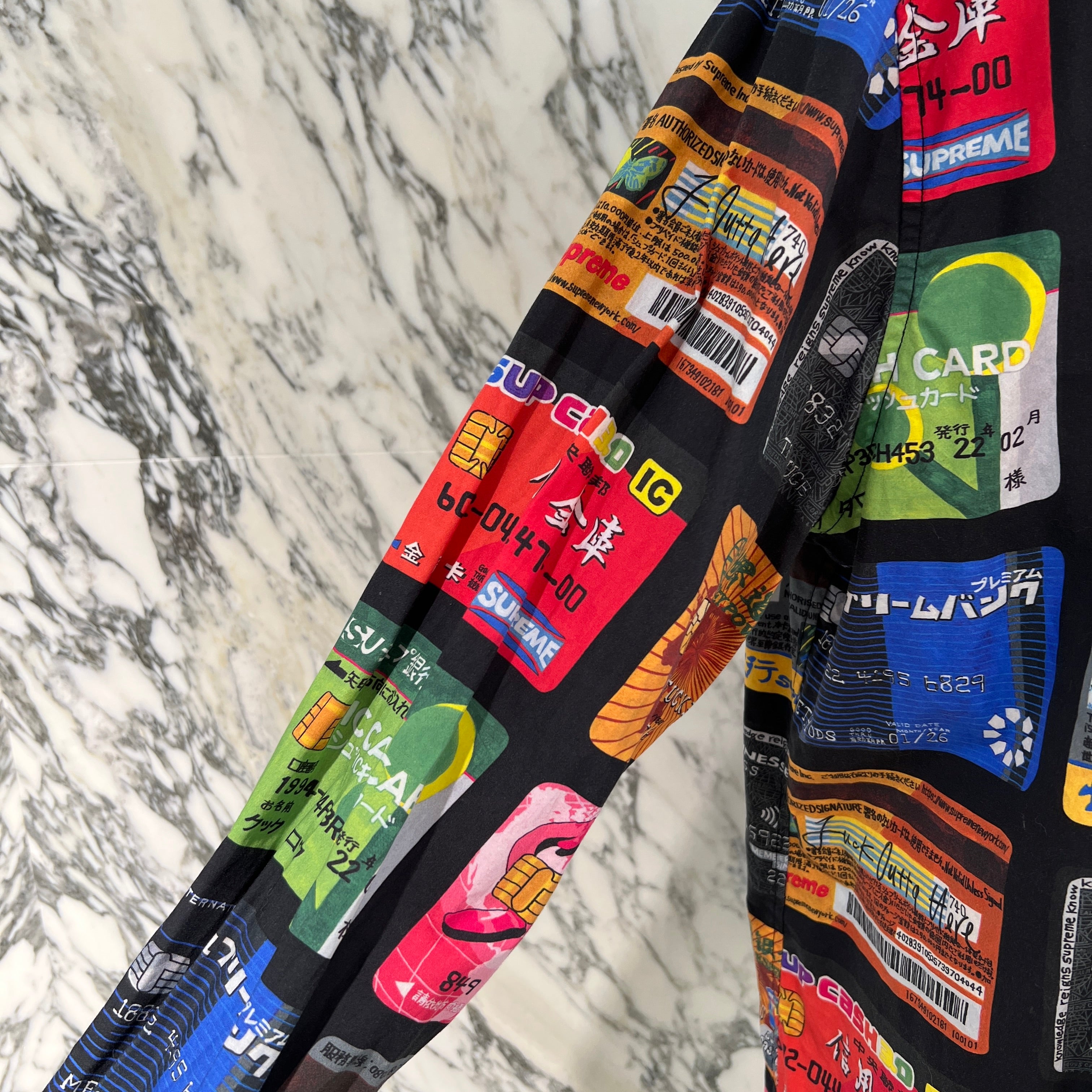 Supreme 2022SS Credit Cards Shirt Size L シュプリーム クレジットカード シャツ ブラウス サイズL
