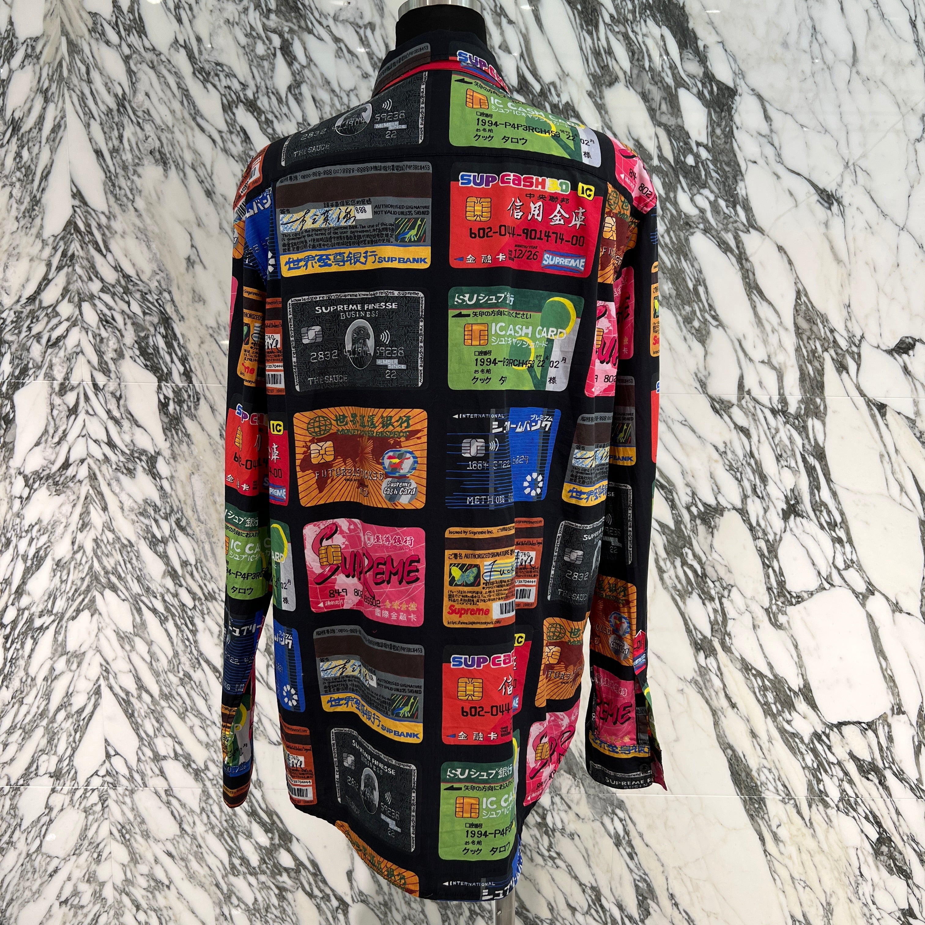 Supreme 2022SS Credit Cards Shirt Size L シュプリーム クレジットカード シャツ ブラウス サイズL